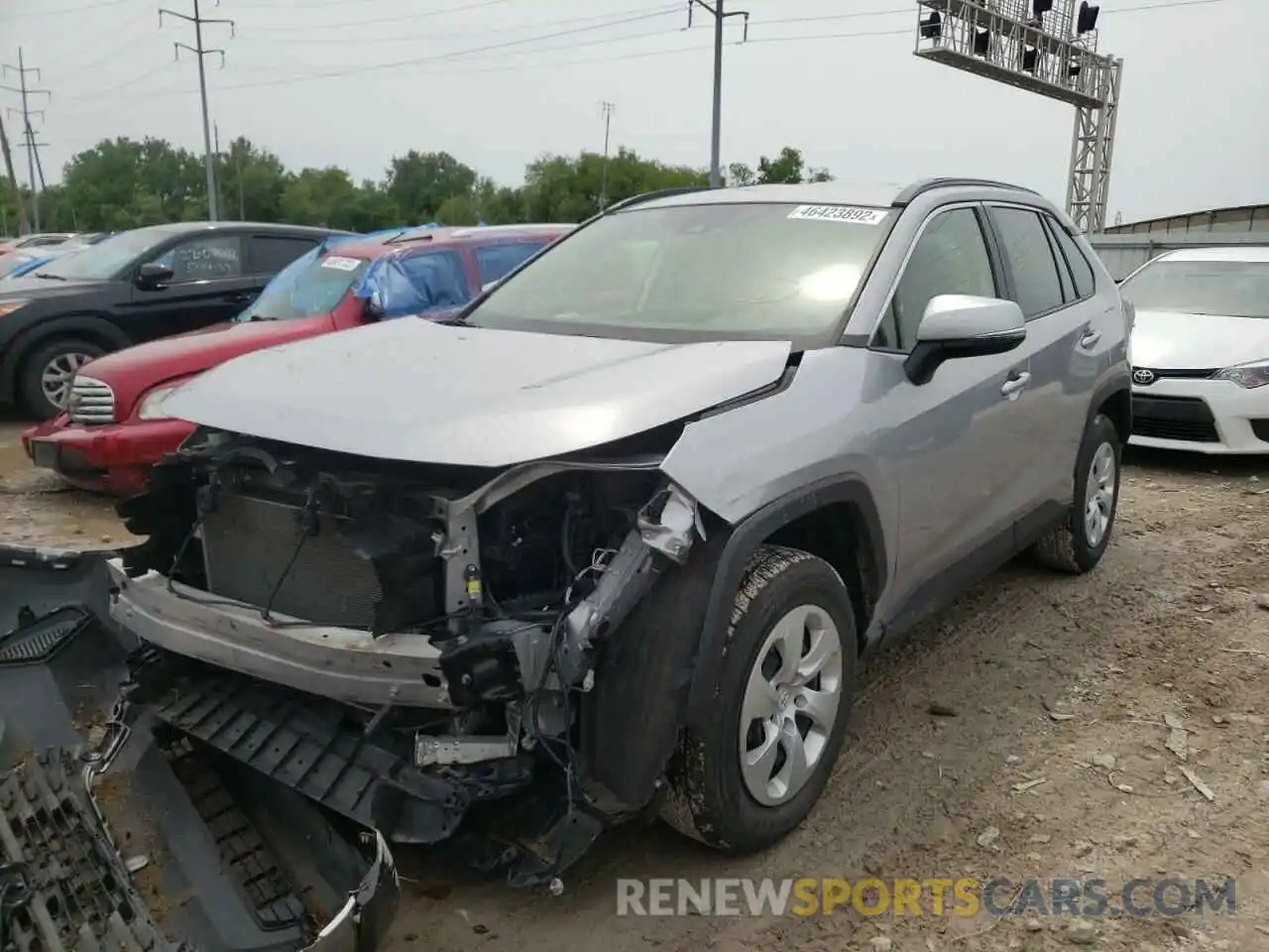 2 Photograph of a damaged car JTMG1RFV9KD006877 TOYOTA RAV4 2019