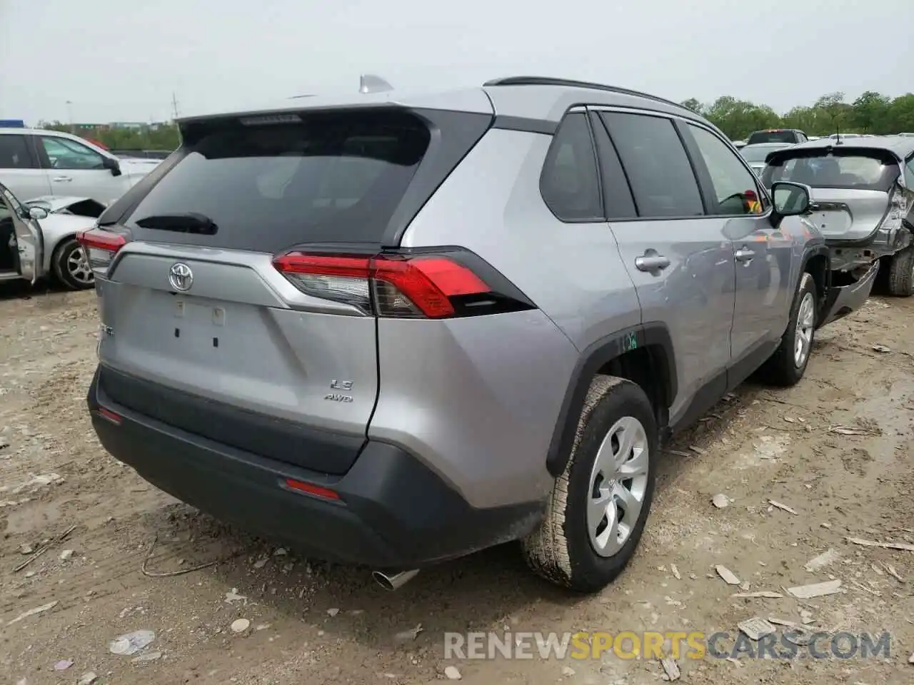 4 Photograph of a damaged car JTMG1RFV9KD006877 TOYOTA RAV4 2019