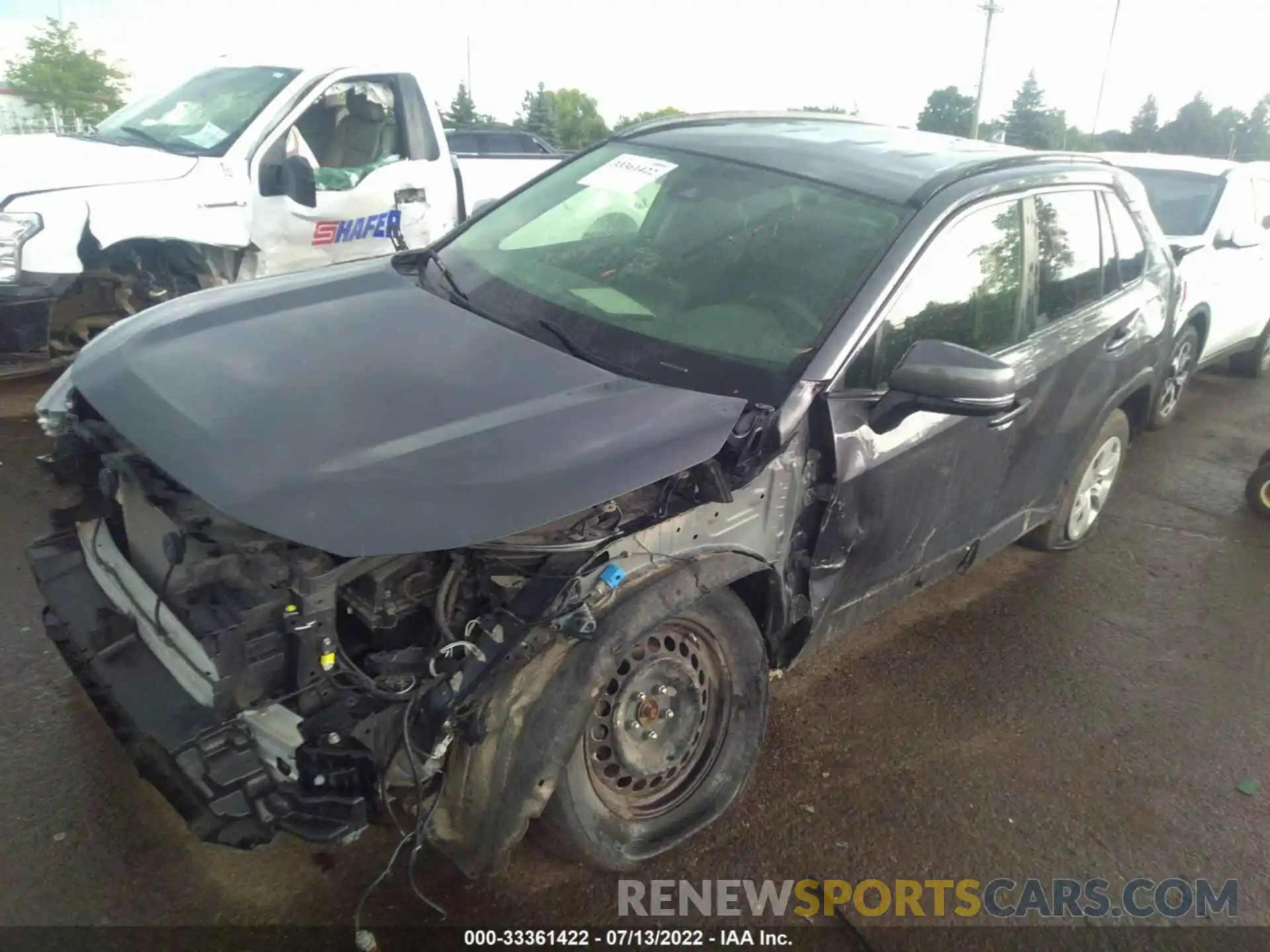 2 Photograph of a damaged car JTMG1RFV9KD023114 TOYOTA RAV4 2019