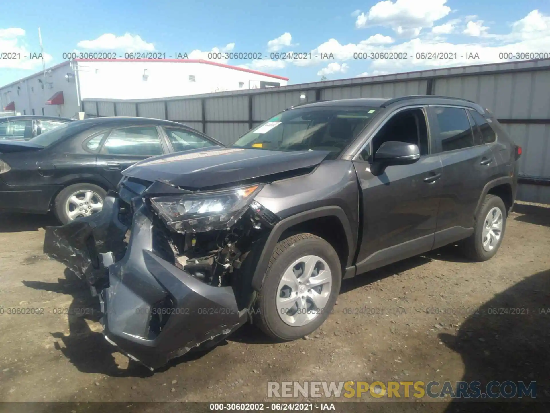 2 Photograph of a damaged car JTMG1RFV9KD033352 TOYOTA RAV4 2019