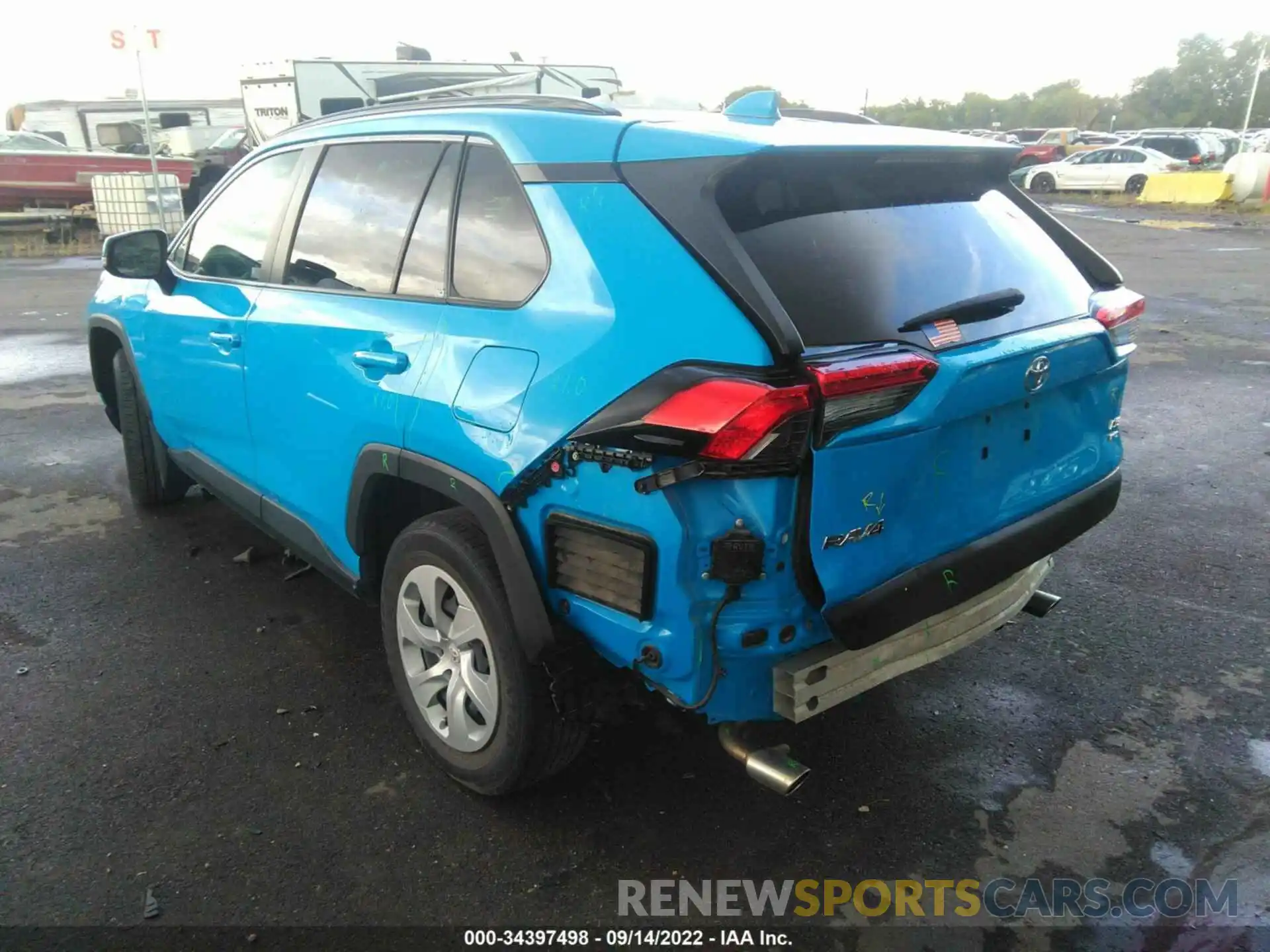 3 Photograph of a damaged car JTMG1RFV9KD500088 TOYOTA RAV4 2019