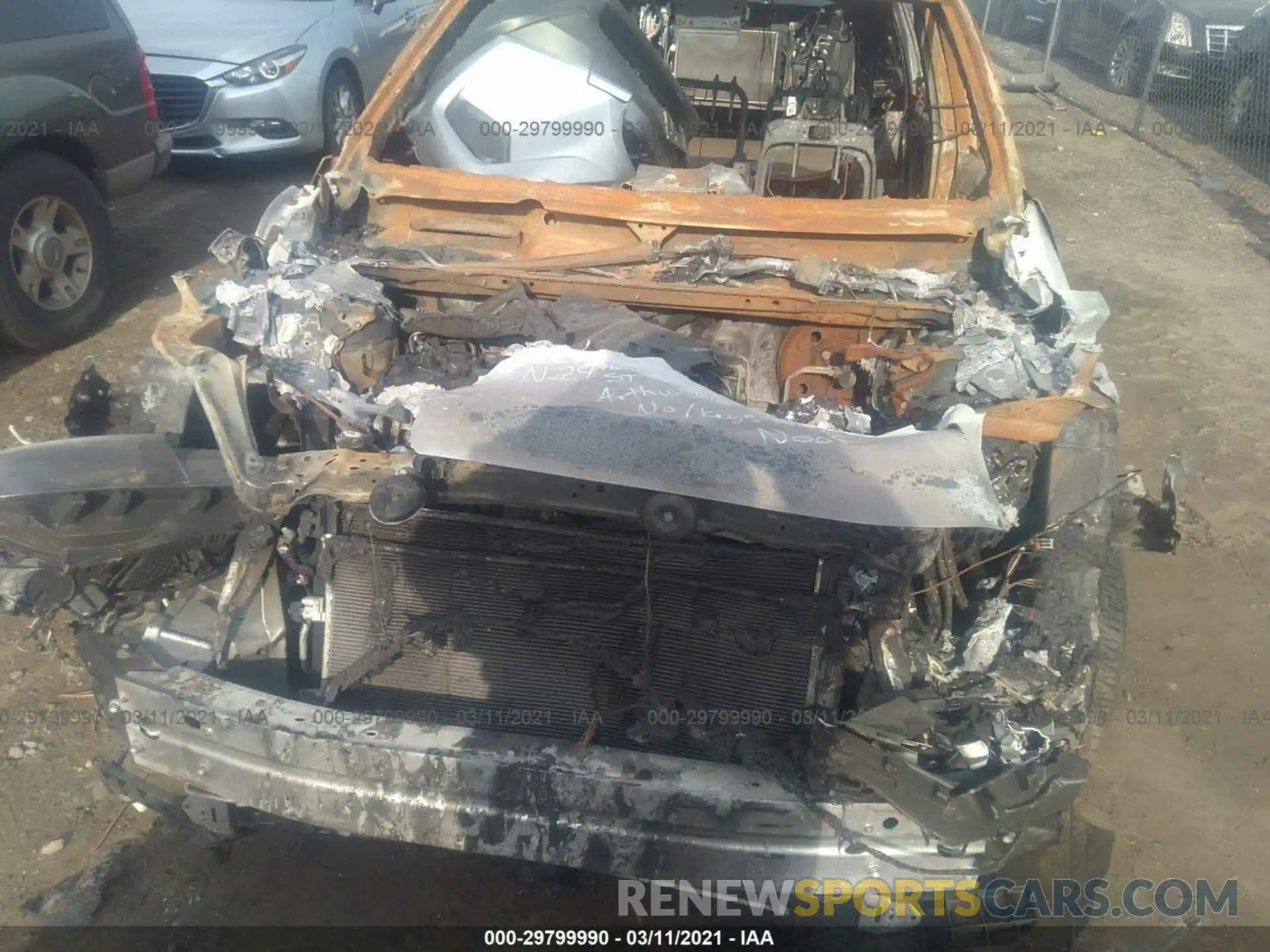 10 Photograph of a damaged car JTMG1RFV9KD509759 TOYOTA RAV4 2019