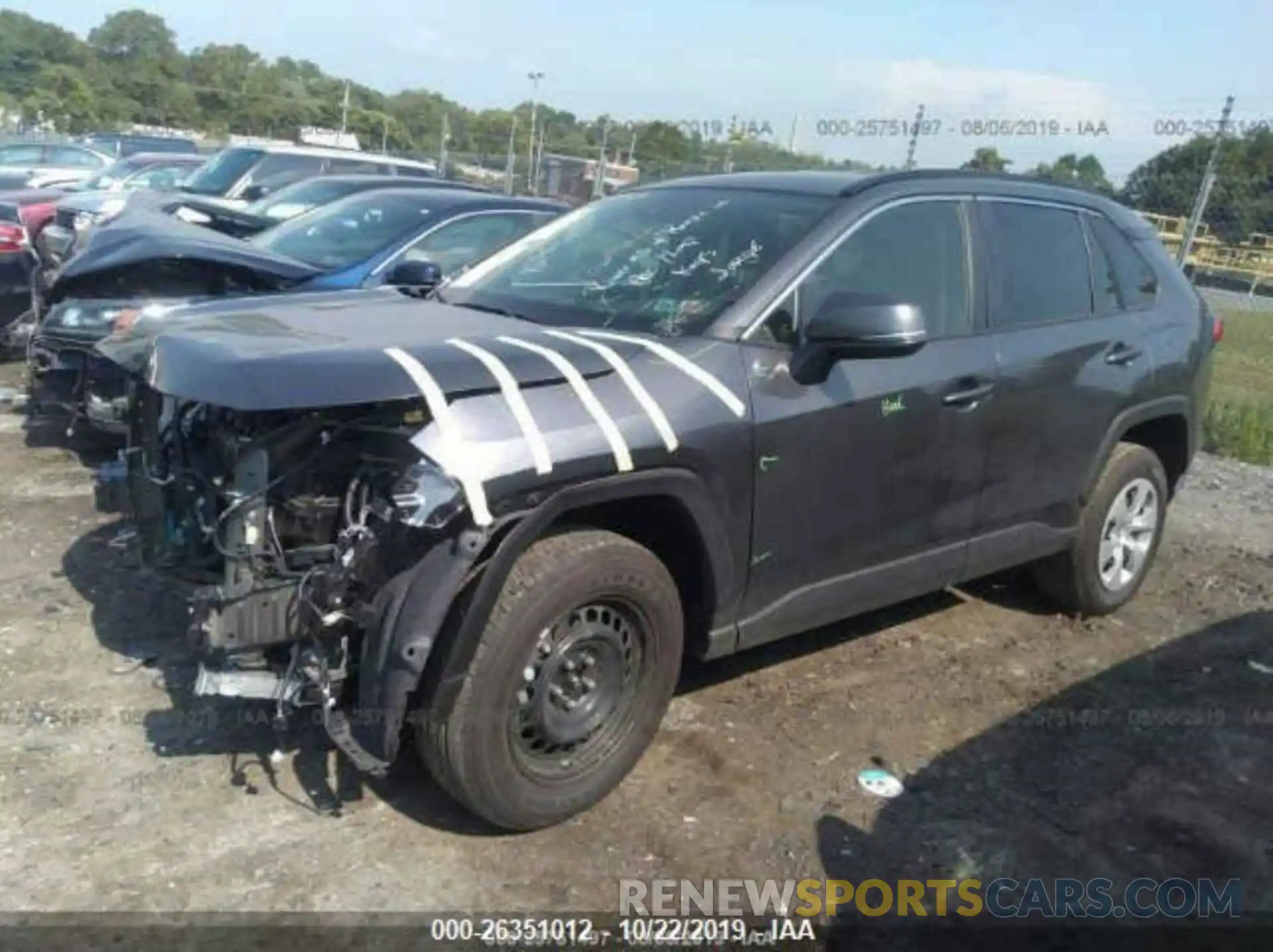 2 Photograph of a damaged car JTMG1RFV9KD514296 TOYOTA RAV4 2019