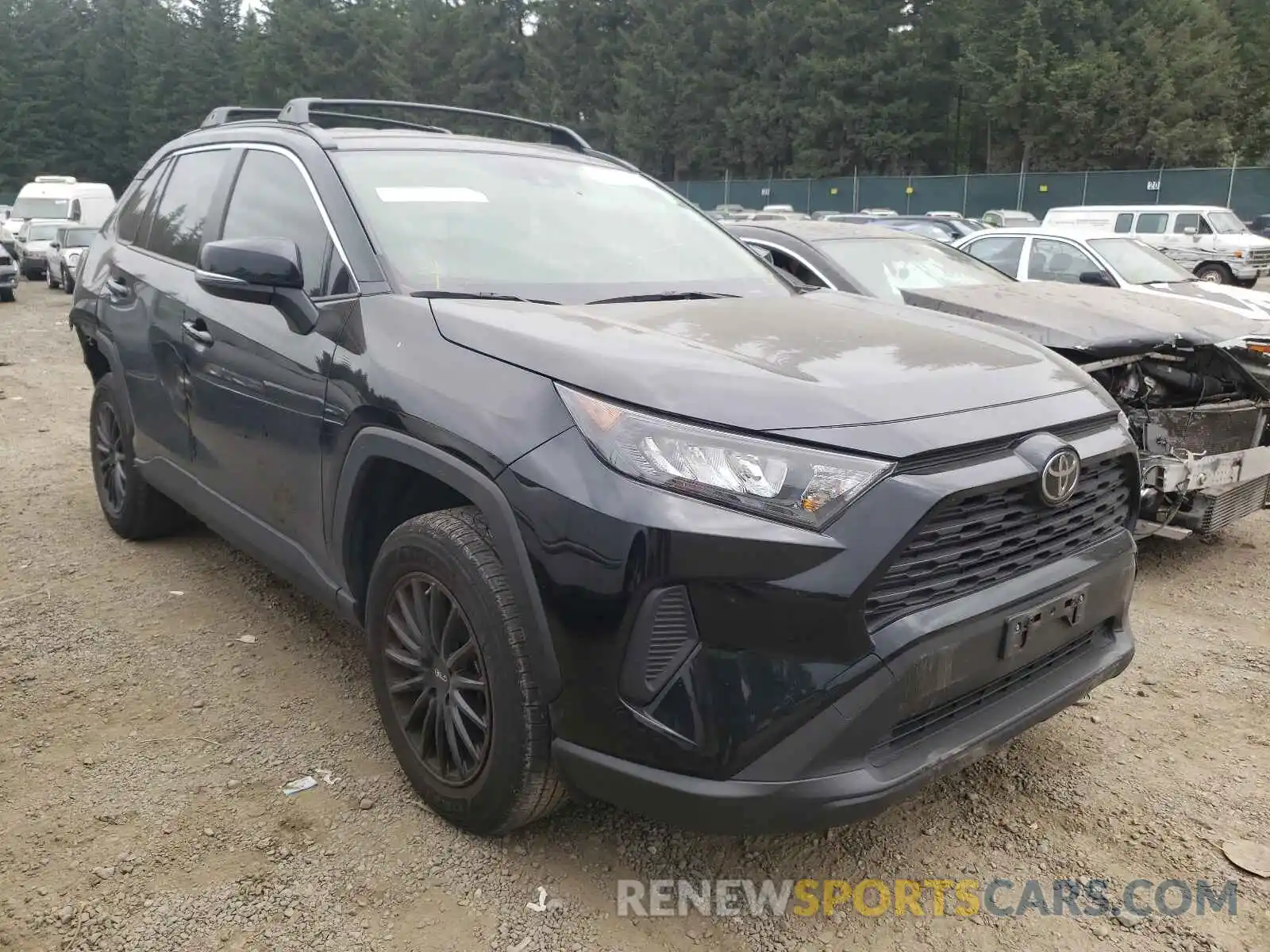 1 Photograph of a damaged car JTMG1RFVXKD002434 TOYOTA RAV4 2019