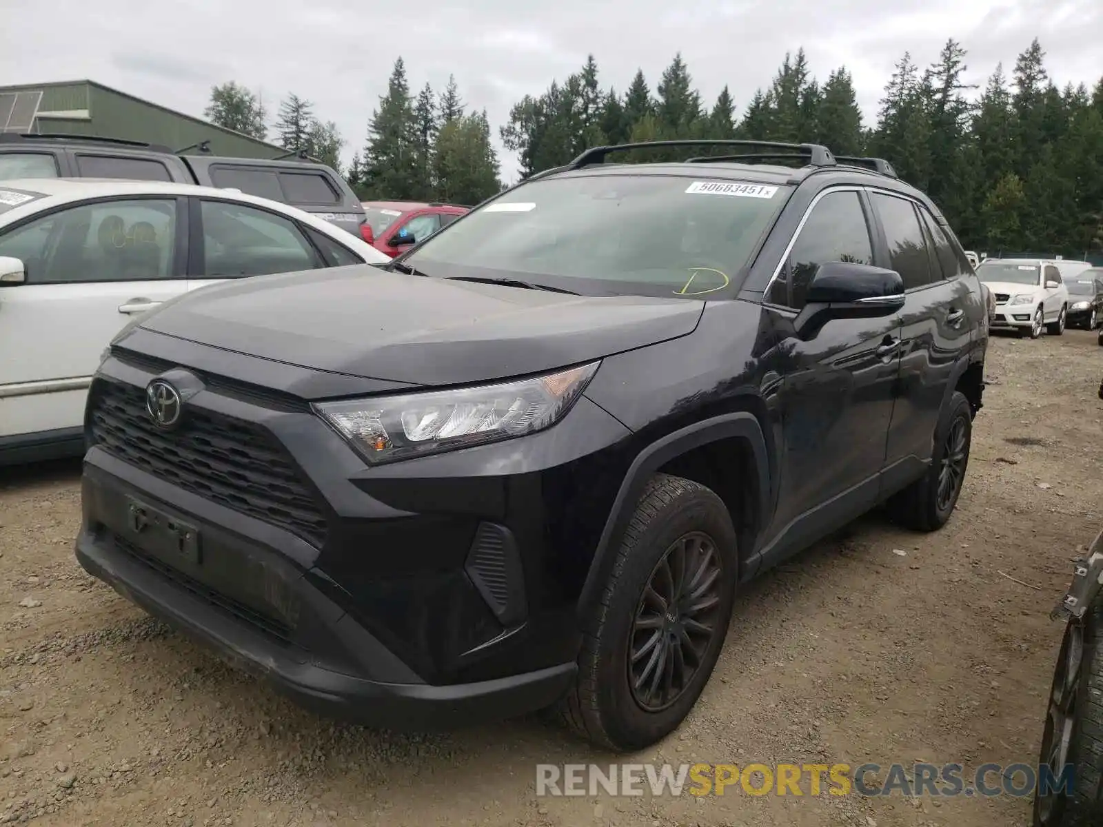 2 Photograph of a damaged car JTMG1RFVXKD002434 TOYOTA RAV4 2019