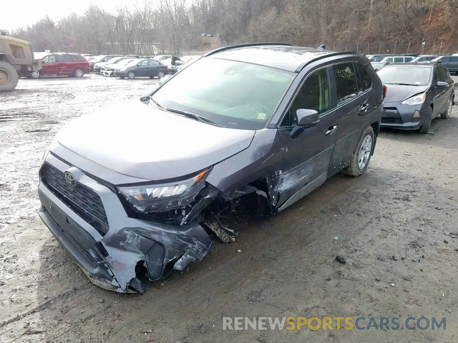 2 Photograph of a damaged car JTMG1RFVXKD003003 TOYOTA RAV4 2019