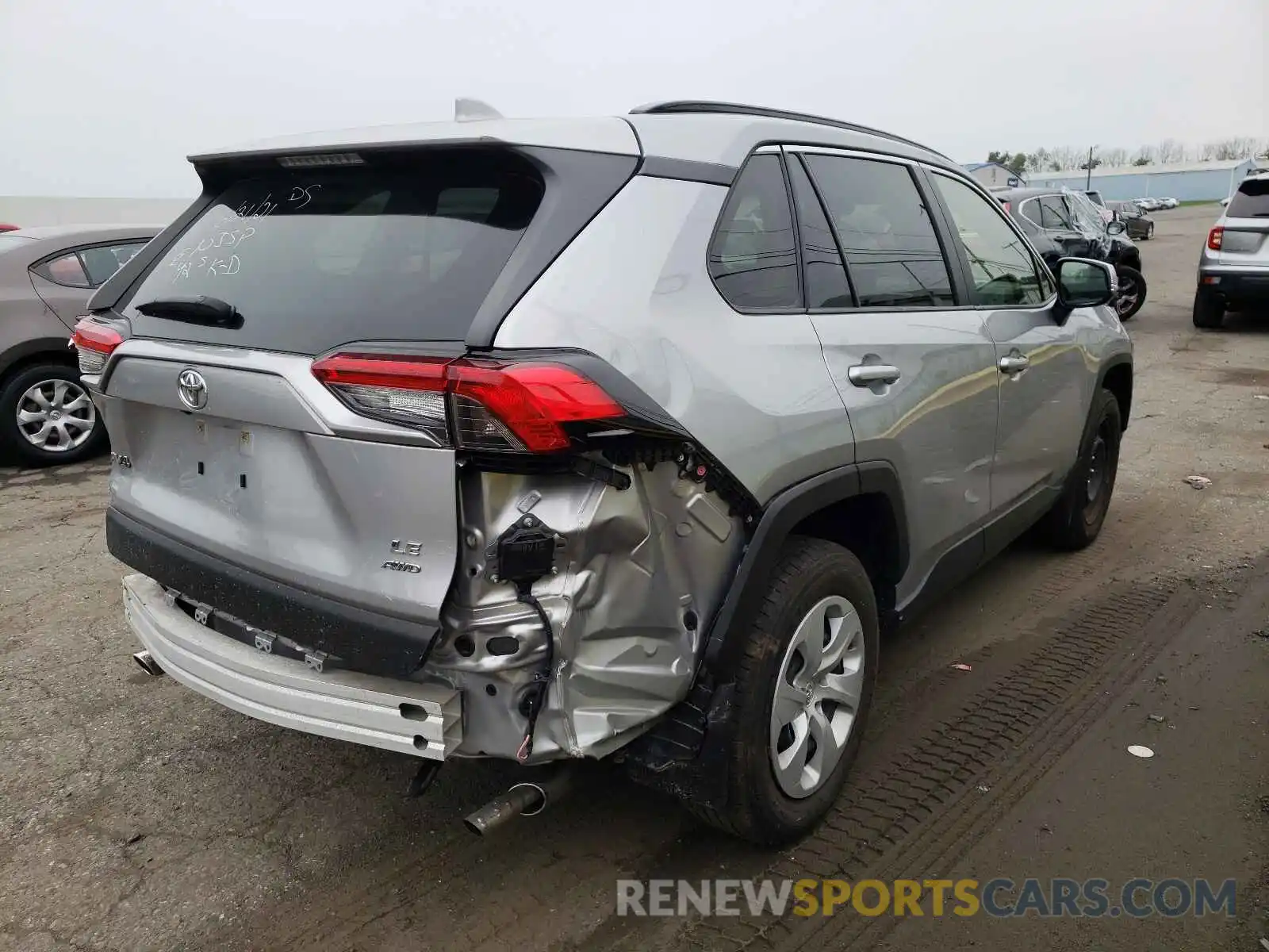 4 Photograph of a damaged car JTMG1RFVXKD005088 TOYOTA RAV4 2019