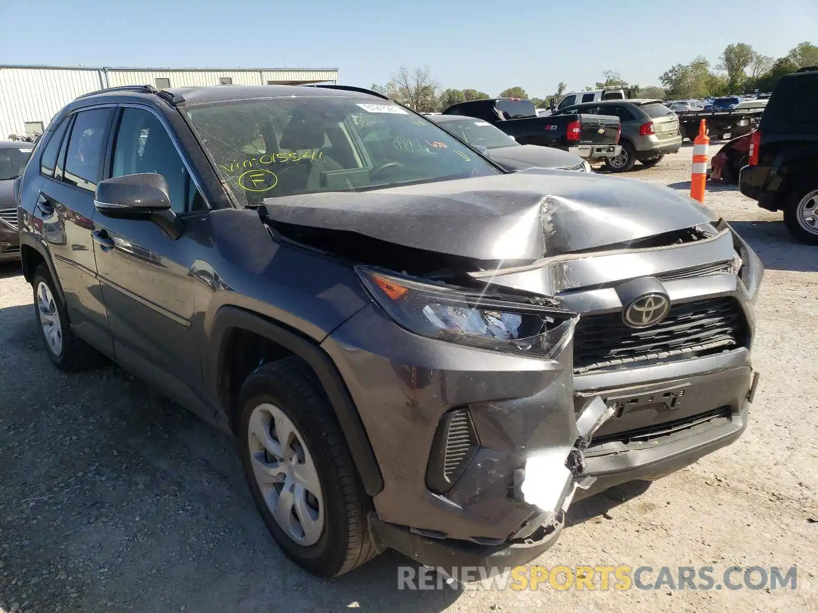 1 Photograph of a damaged car JTMG1RFVXKD015541 TOYOTA RAV4 2019