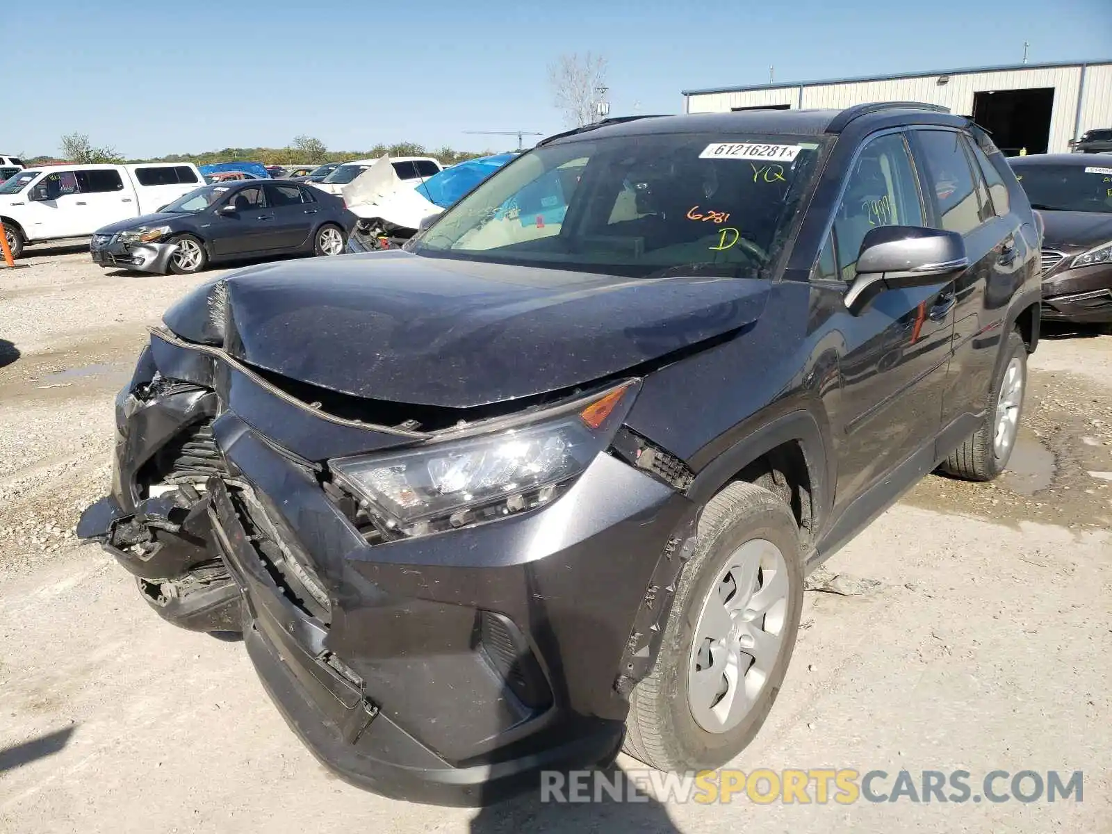 2 Photograph of a damaged car JTMG1RFVXKD015541 TOYOTA RAV4 2019