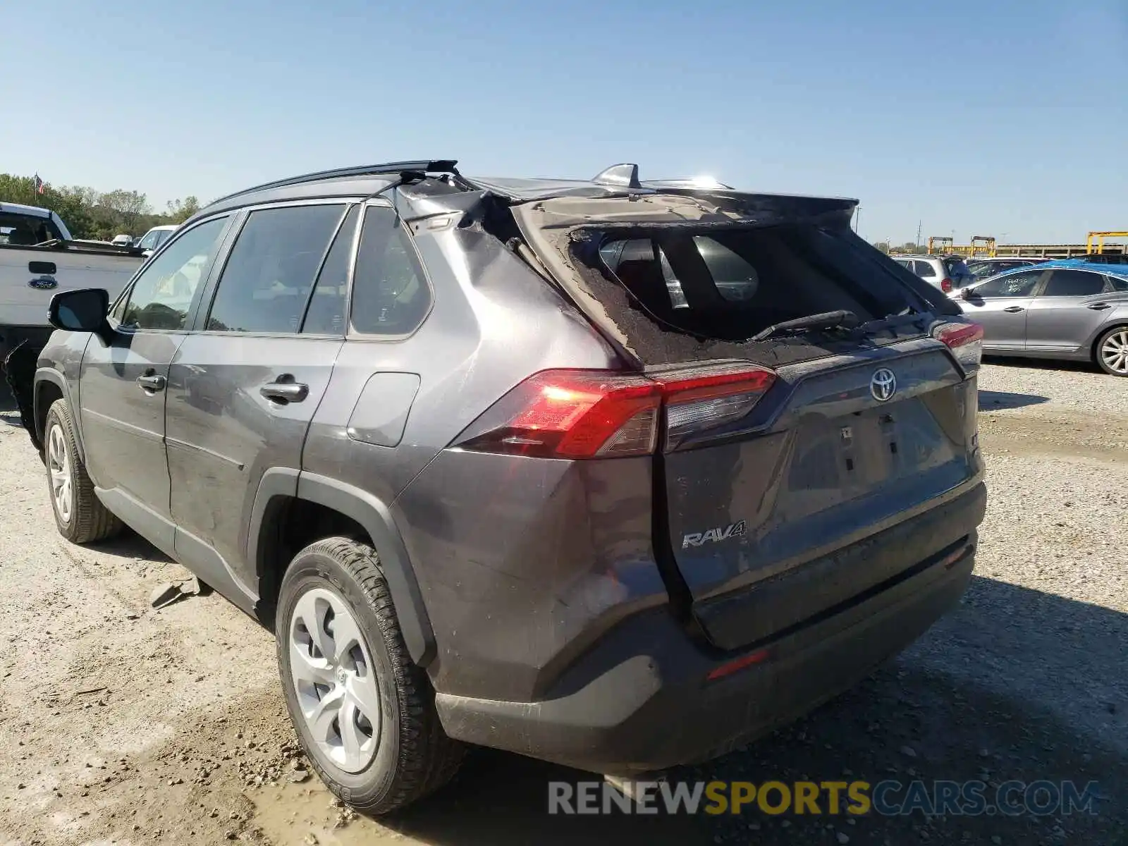 3 Photograph of a damaged car JTMG1RFVXKD015541 TOYOTA RAV4 2019