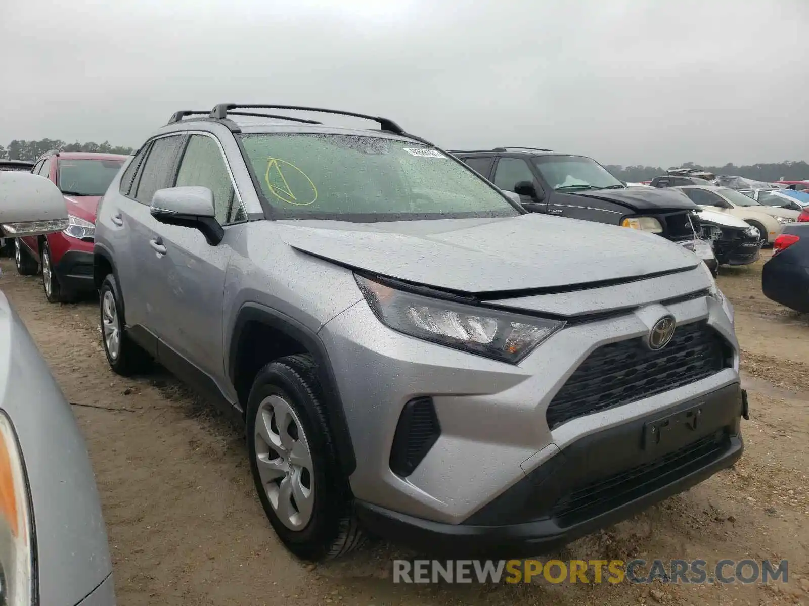 1 Photograph of a damaged car JTMG1RFVXKD019931 TOYOTA RAV4 2019