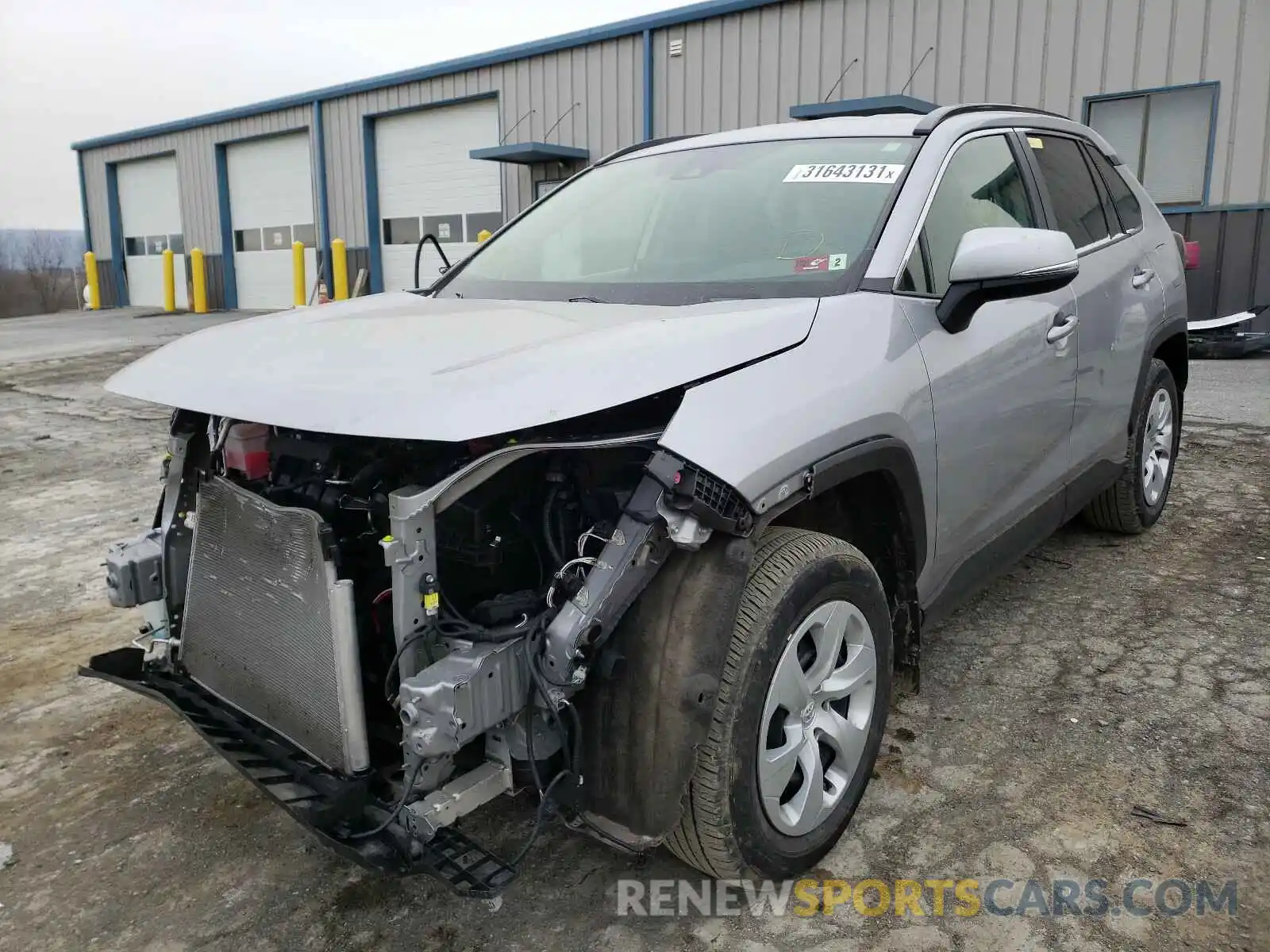 2 Photograph of a damaged car JTMG1RFVXKD020075 TOYOTA RAV4 2019