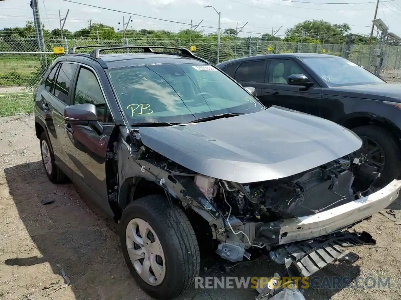 1 Photograph of a damaged car JTMG1RFVXKD022957 TOYOTA RAV4 2019