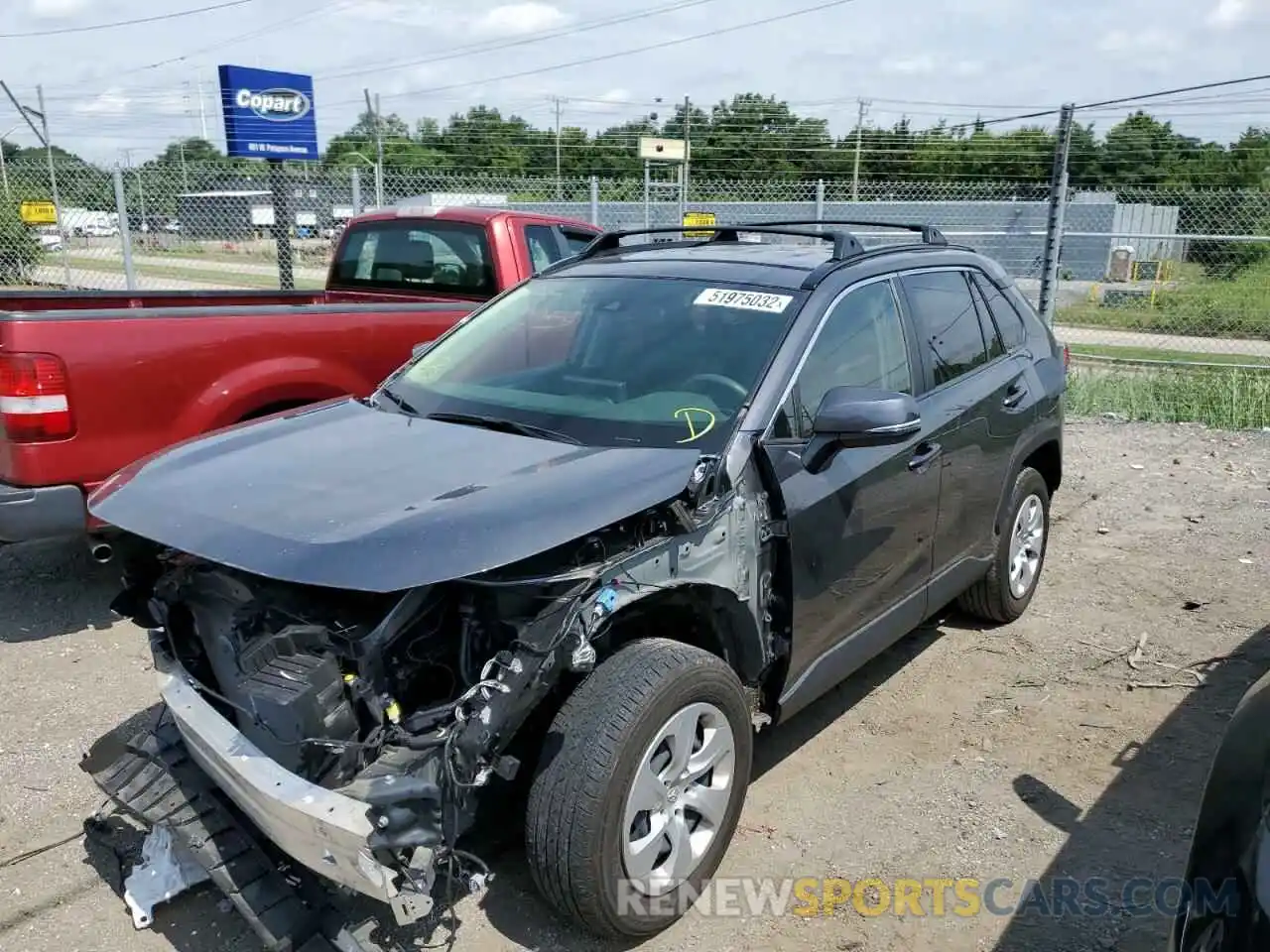 2 Photograph of a damaged car JTMG1RFVXKD022957 TOYOTA RAV4 2019