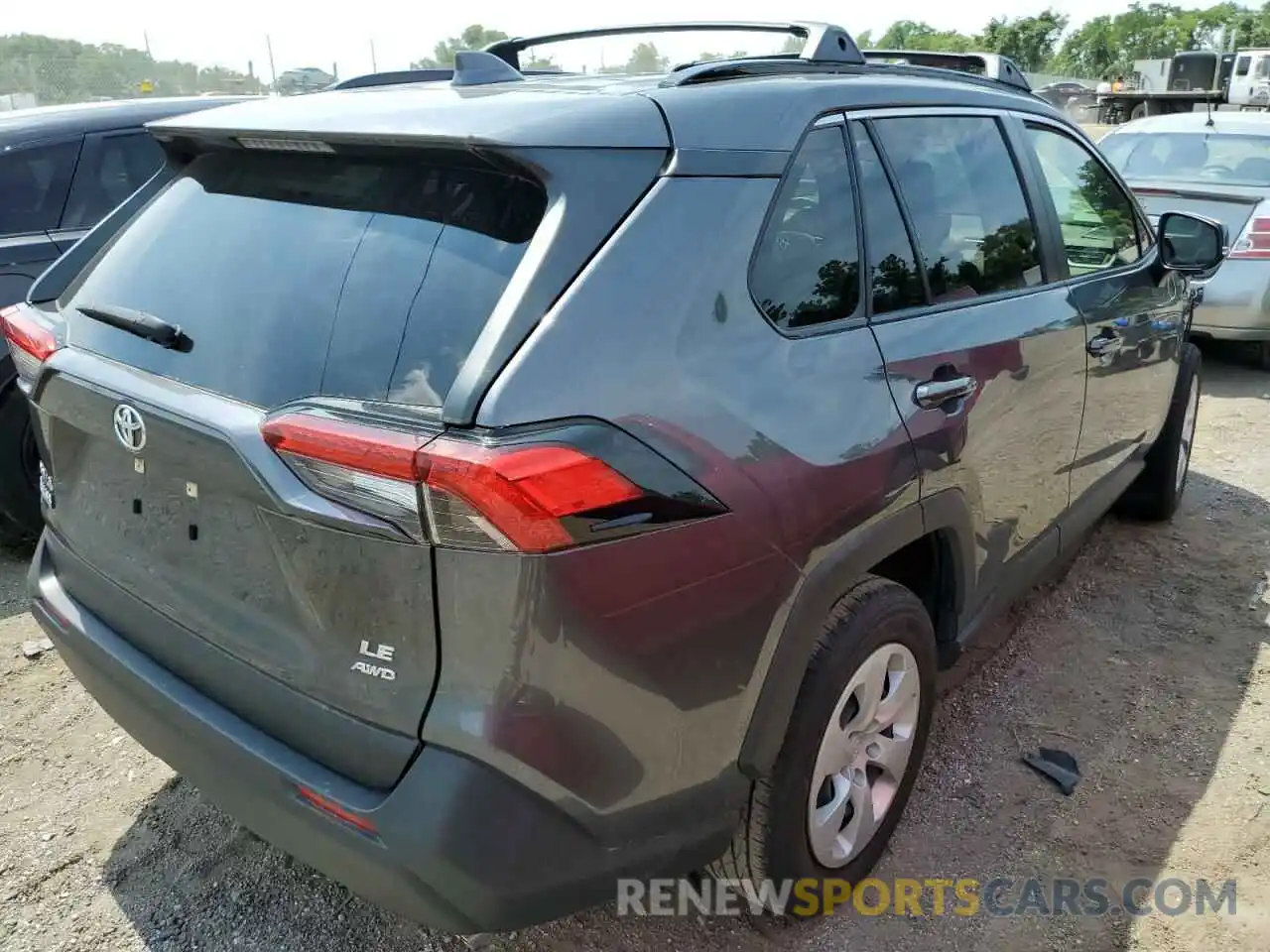 4 Photograph of a damaged car JTMG1RFVXKD022957 TOYOTA RAV4 2019