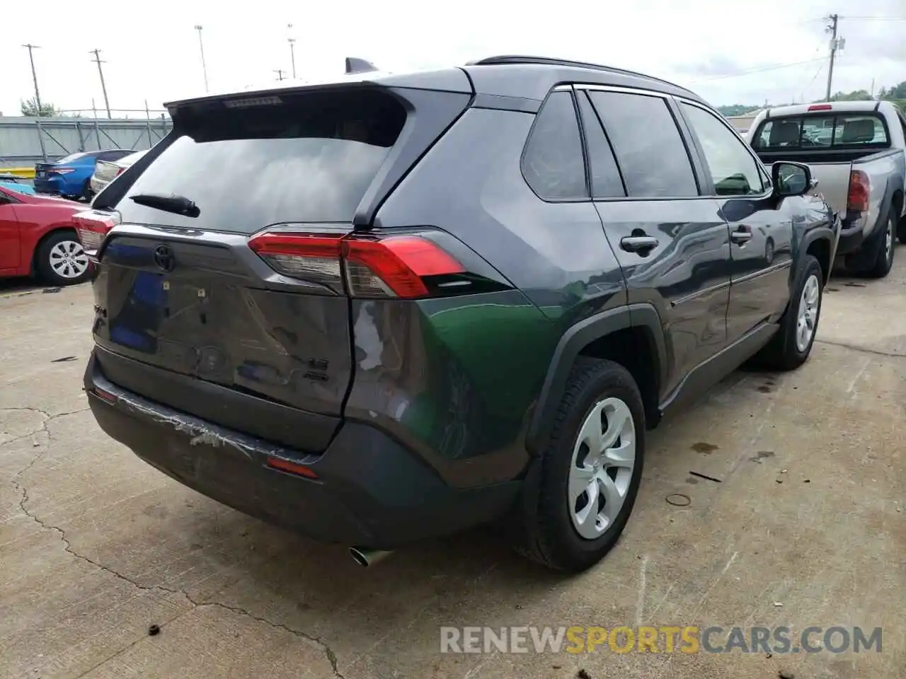 4 Photograph of a damaged car JTMG1RFVXKD045591 TOYOTA RAV4 2019