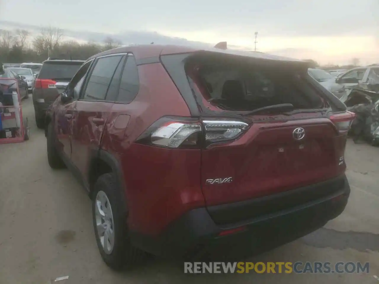 3 Photograph of a damaged car JTMG1RFVXKJ004167 TOYOTA RAV4 2019