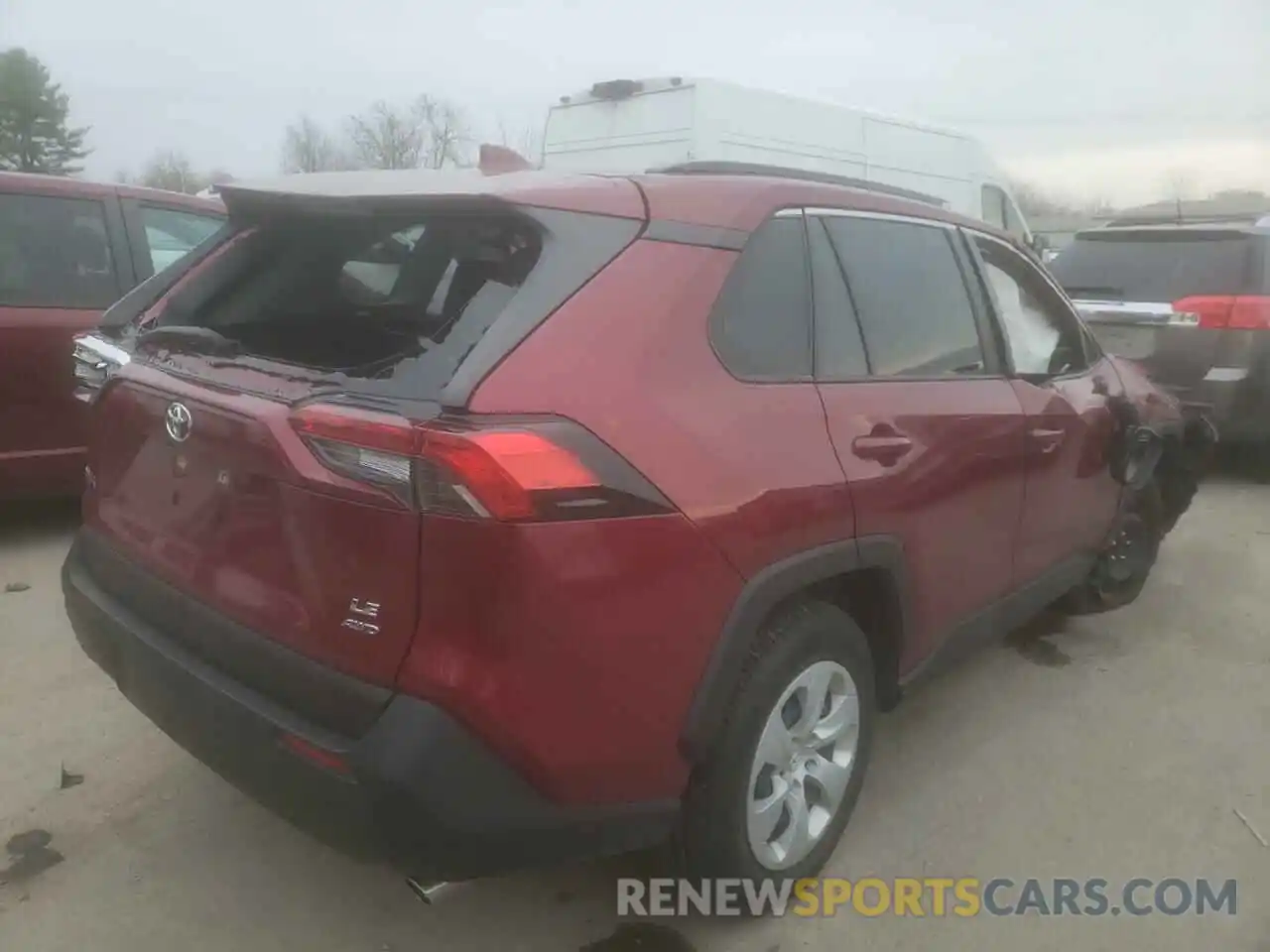 4 Photograph of a damaged car JTMG1RFVXKJ004167 TOYOTA RAV4 2019