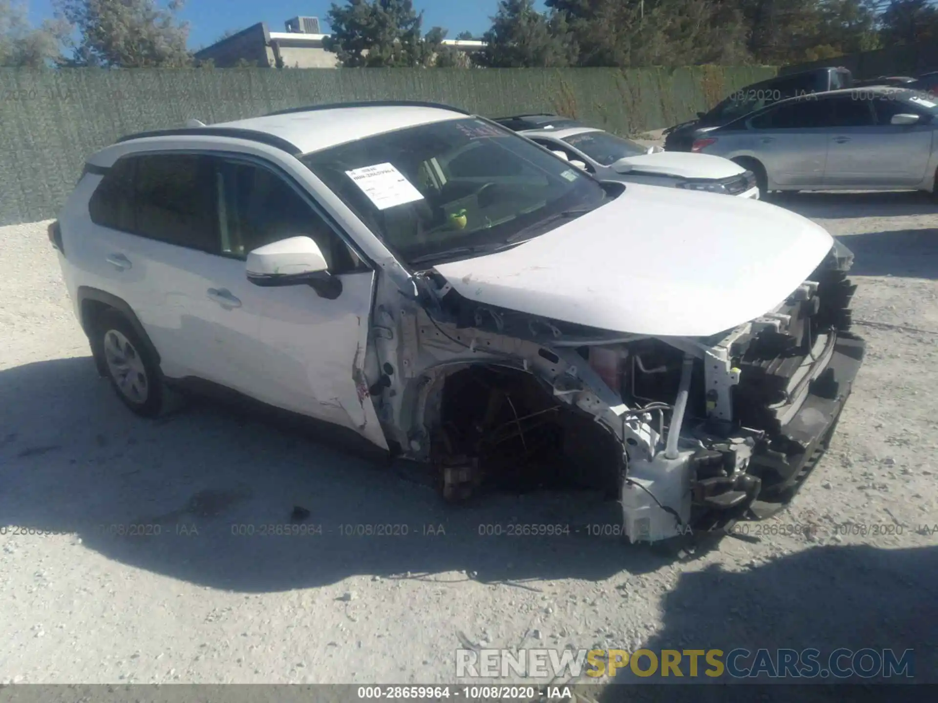 1 Photograph of a damaged car JTMG1RFVXKJ011393 TOYOTA RAV4 2019