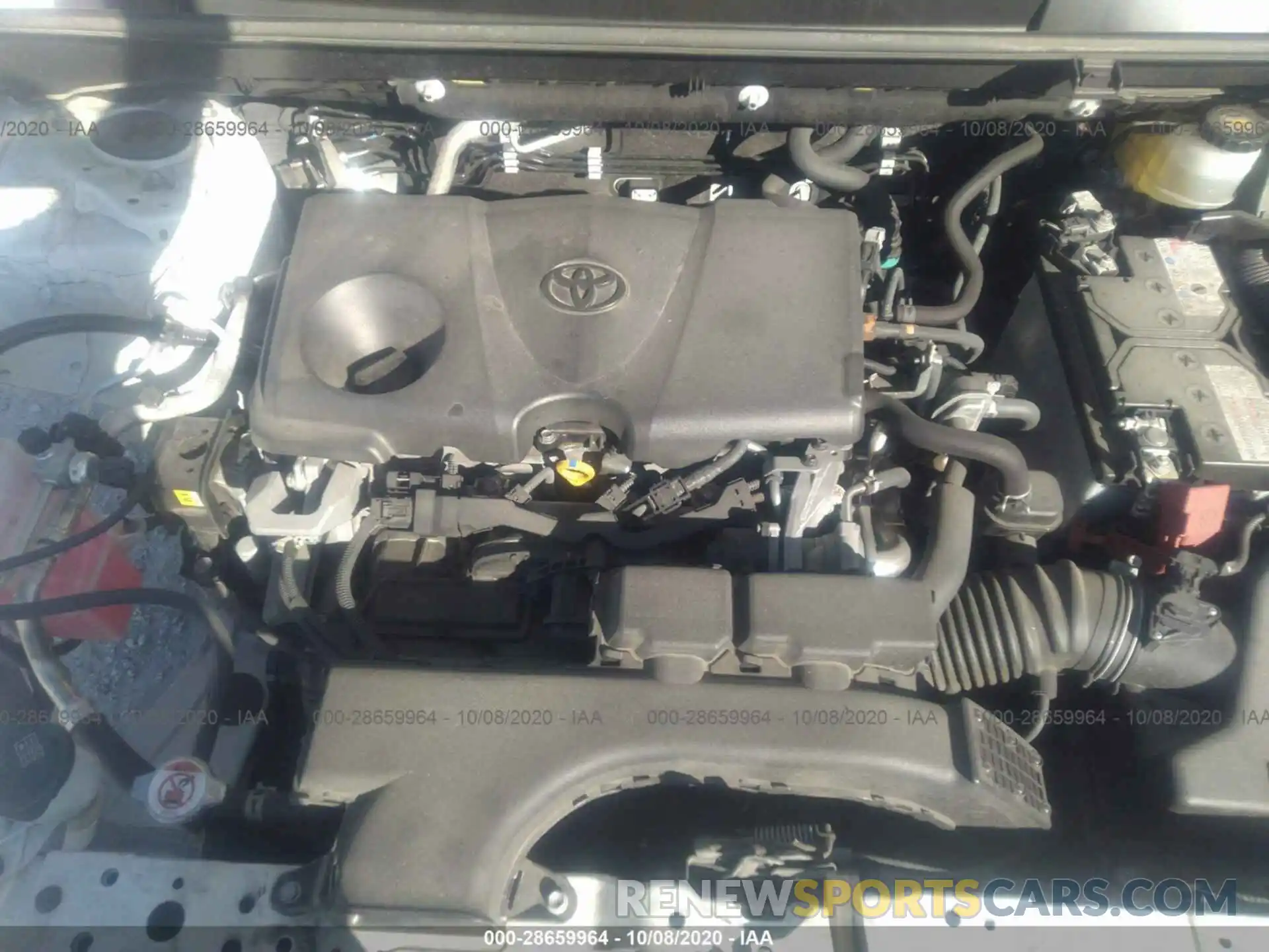 10 Фотография поврежденного автомобиля JTMG1RFVXKJ011393 TOYOTA RAV4 2019