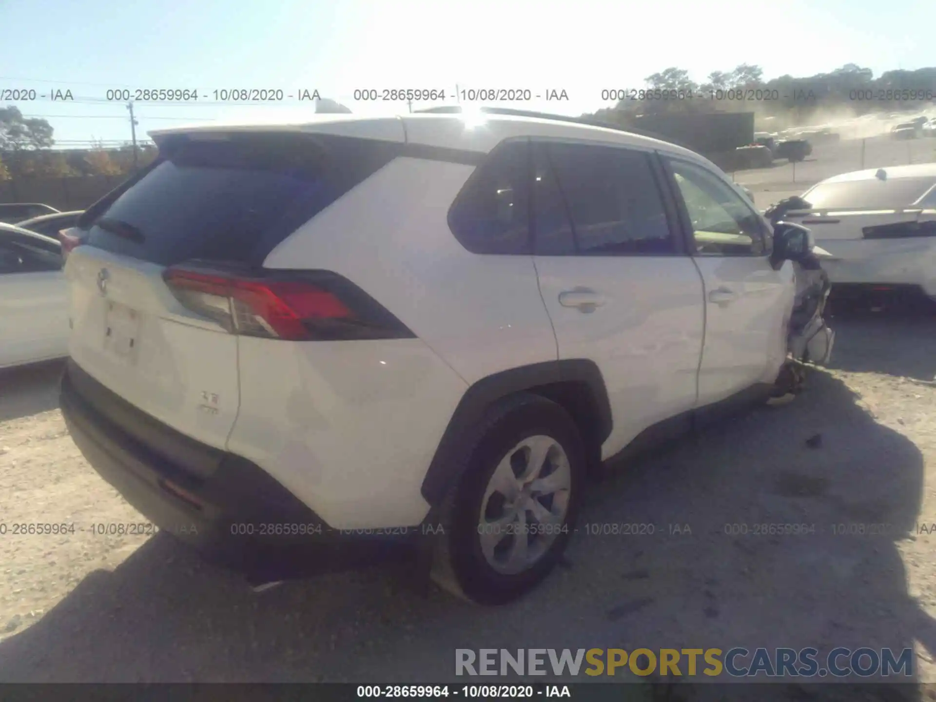 4 Photograph of a damaged car JTMG1RFVXKJ011393 TOYOTA RAV4 2019