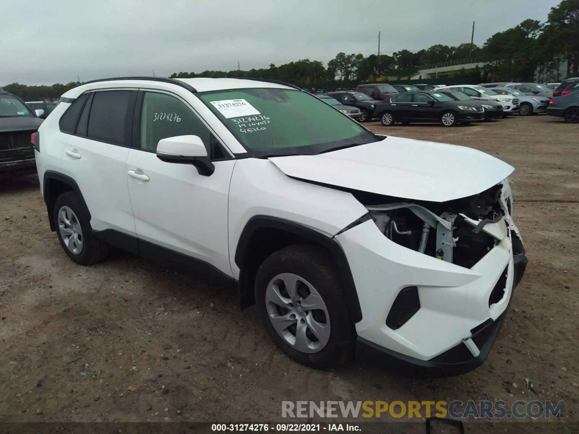 1 Photograph of a damaged car JTMG1RFVXKJ012107 TOYOTA RAV4 2019