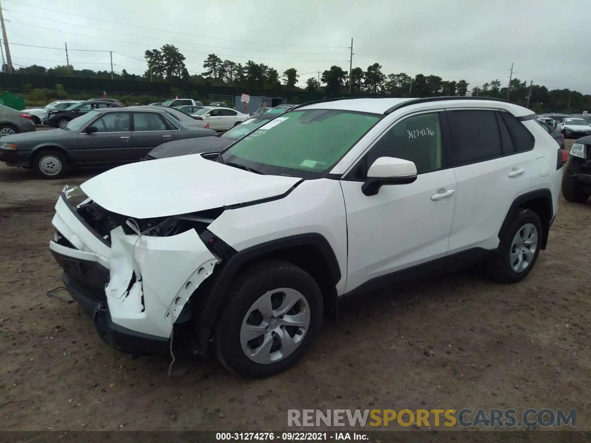 2 Фотография поврежденного автомобиля JTMG1RFVXKJ012107 TOYOTA RAV4 2019