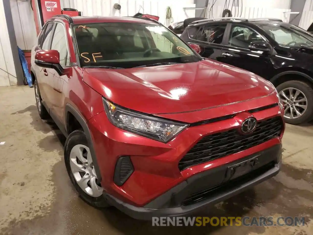 1 Photograph of a damaged car JTMG1RFVXKJ012639 TOYOTA RAV4 2019