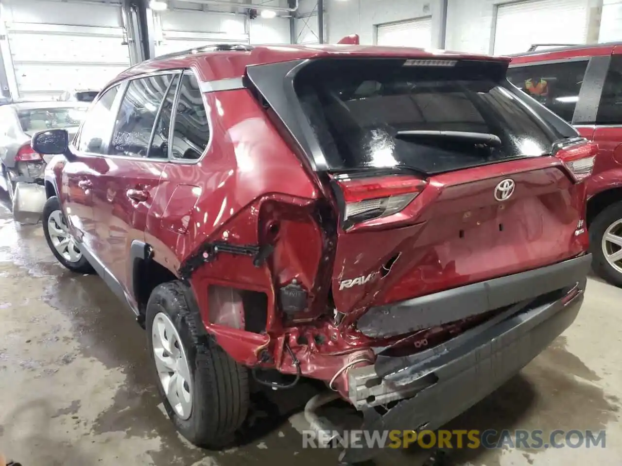 3 Photograph of a damaged car JTMG1RFVXKJ012639 TOYOTA RAV4 2019