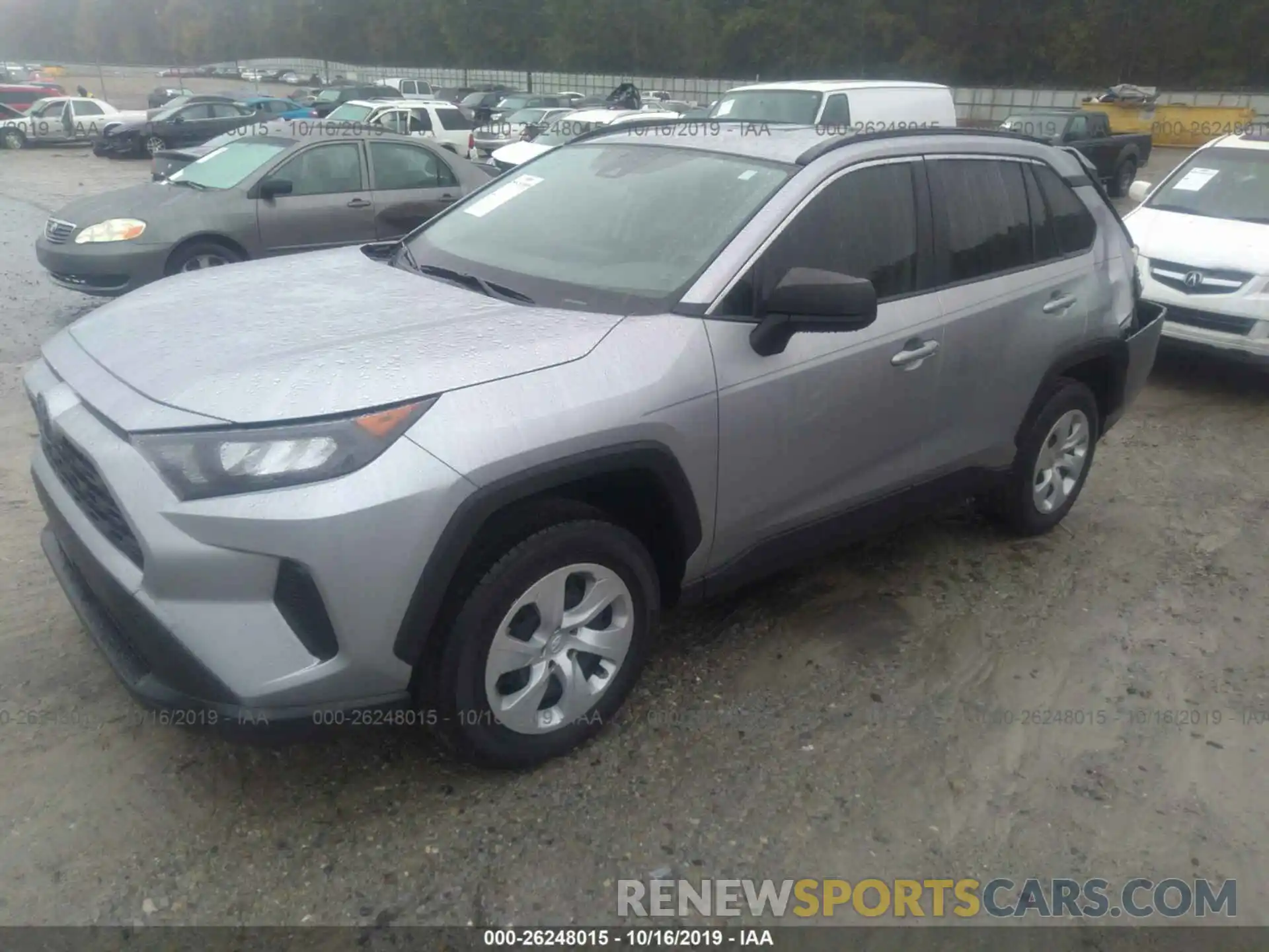 2 Photograph of a damaged car JTMH1RFV0KD008215 TOYOTA RAV4 2019