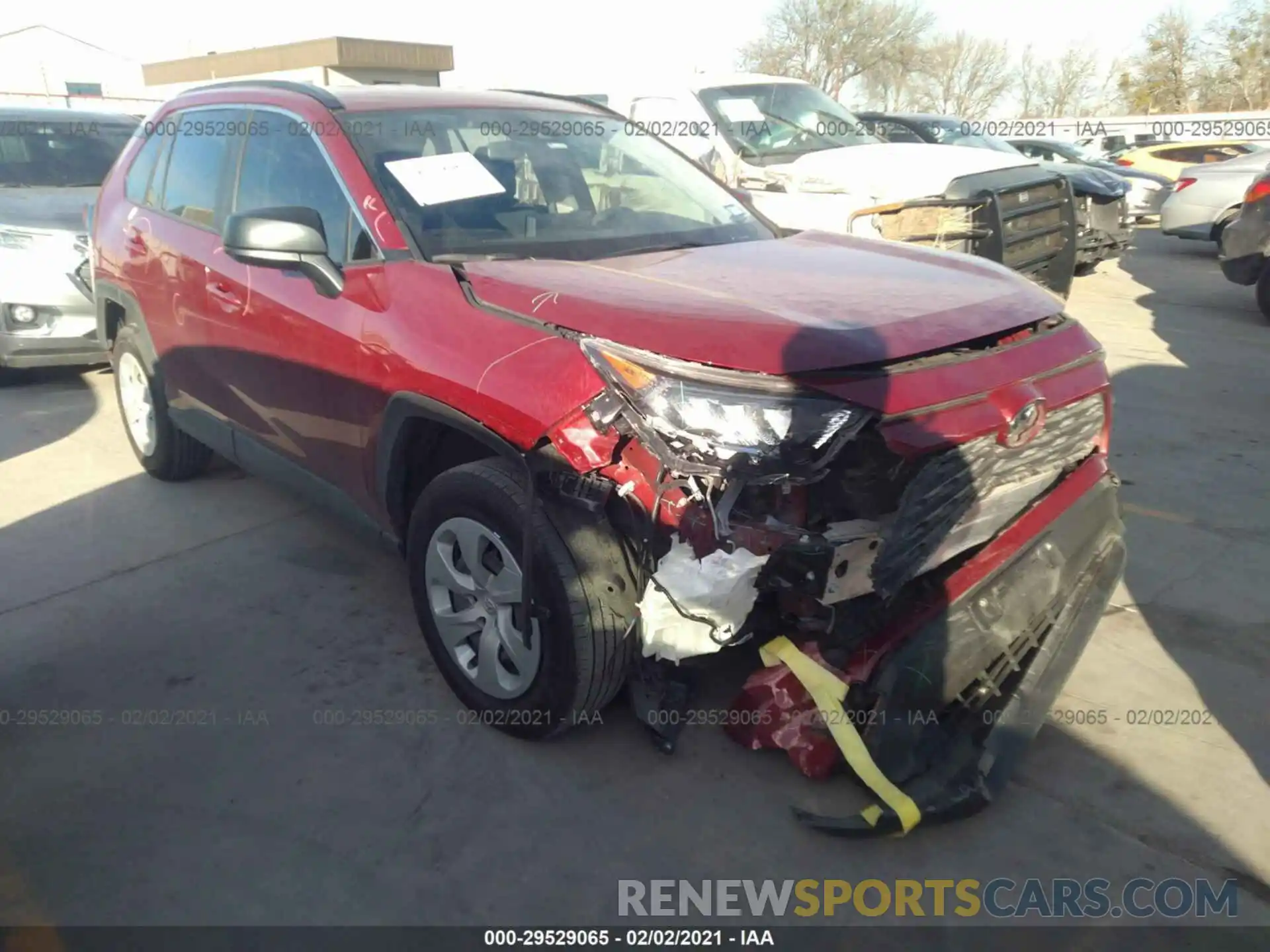 1 Фотография поврежденного автомобиля JTMH1RFV0KD012622 TOYOTA RAV4 2019