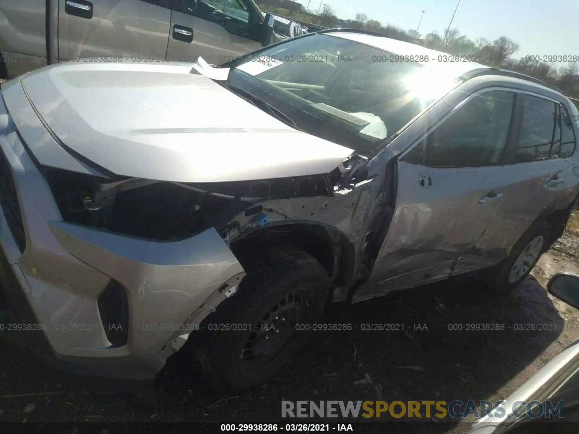 6 Фотография поврежденного автомобиля JTMH1RFV0KD015391 TOYOTA RAV4 2019