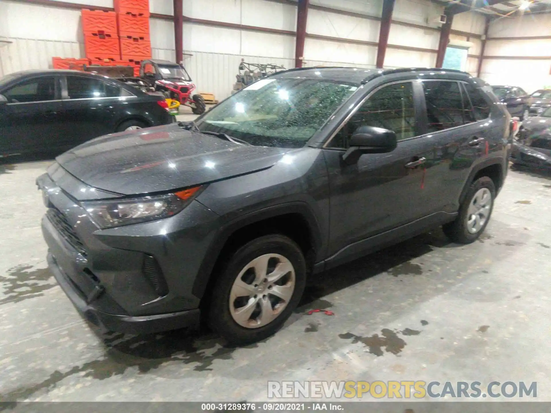 2 Photograph of a damaged car JTMH1RFV0KD032708 TOYOTA RAV4 2019