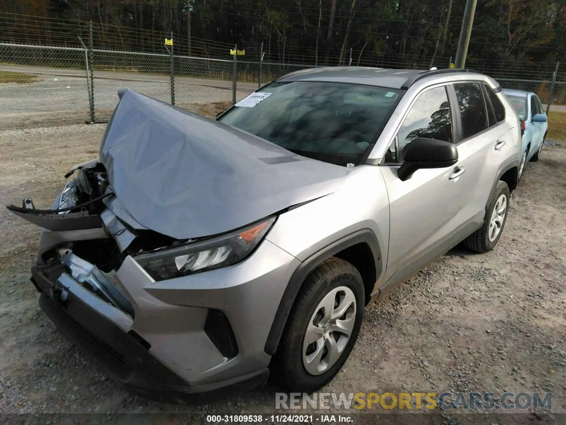 2 Фотография поврежденного автомобиля JTMH1RFV0KD032787 TOYOTA RAV4 2019