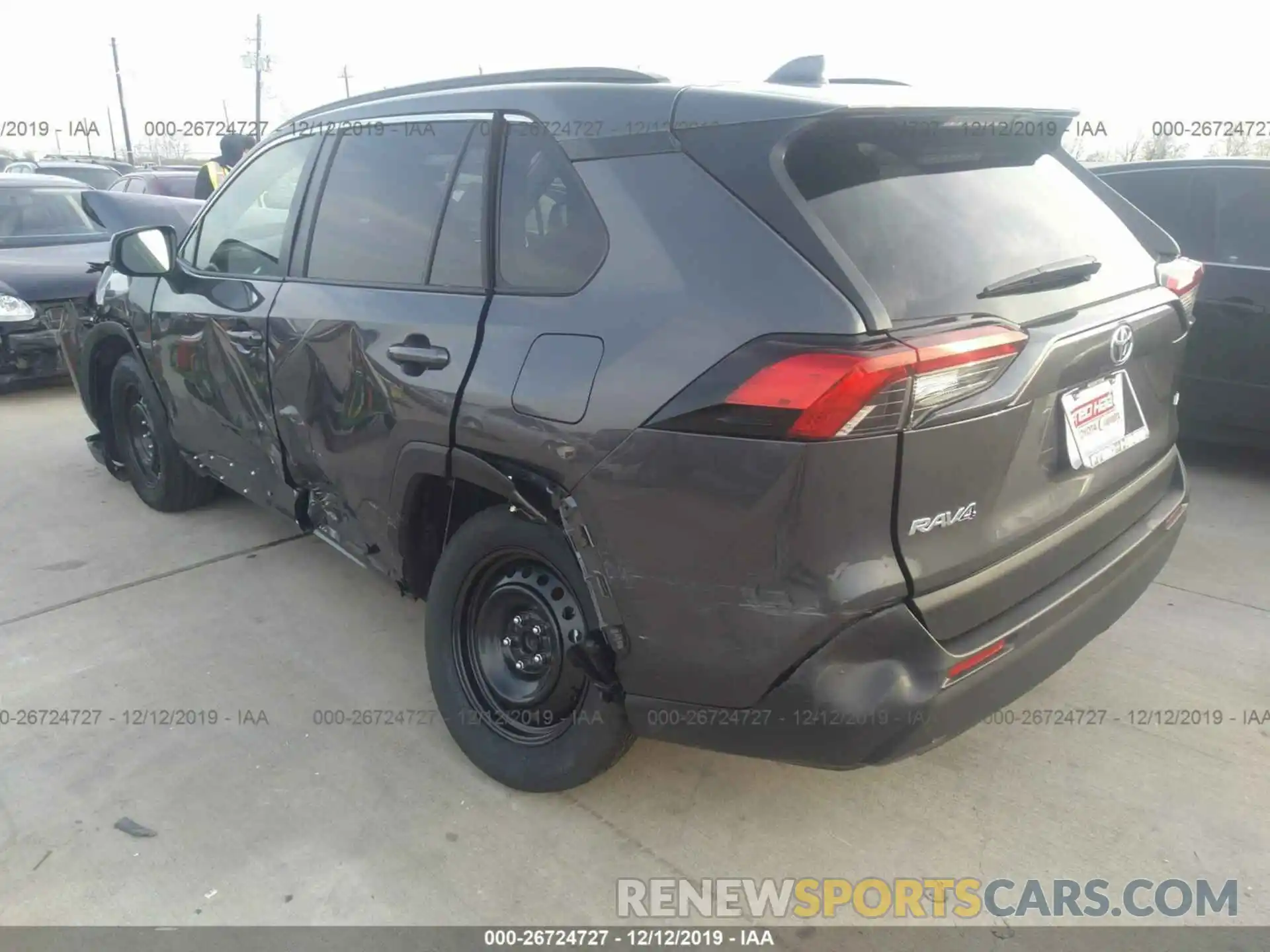 3 Photograph of a damaged car JTMH1RFV0KD040548 TOYOTA RAV4 2019