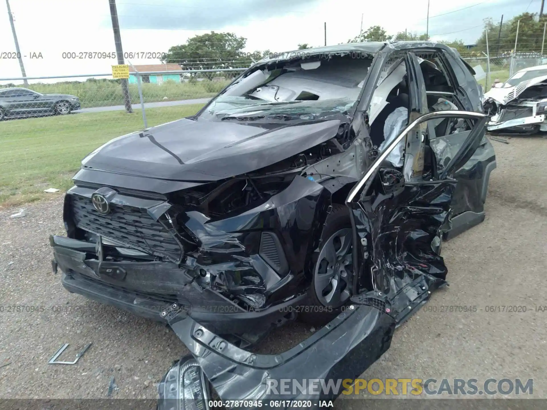 6 Photograph of a damaged car JTMH1RFV0KD041361 TOYOTA RAV4 2019