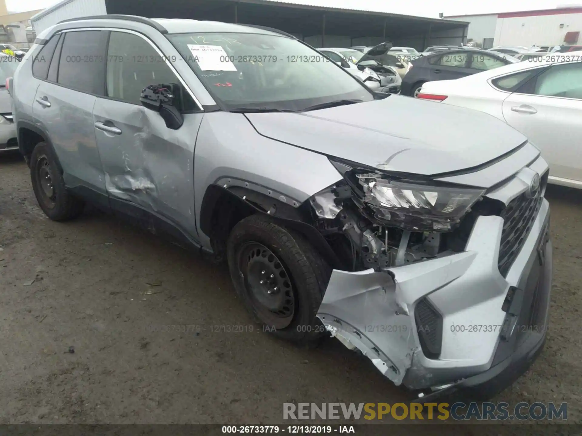 6 Photograph of a damaged car JTMH1RFV0KD506401 TOYOTA RAV4 2019