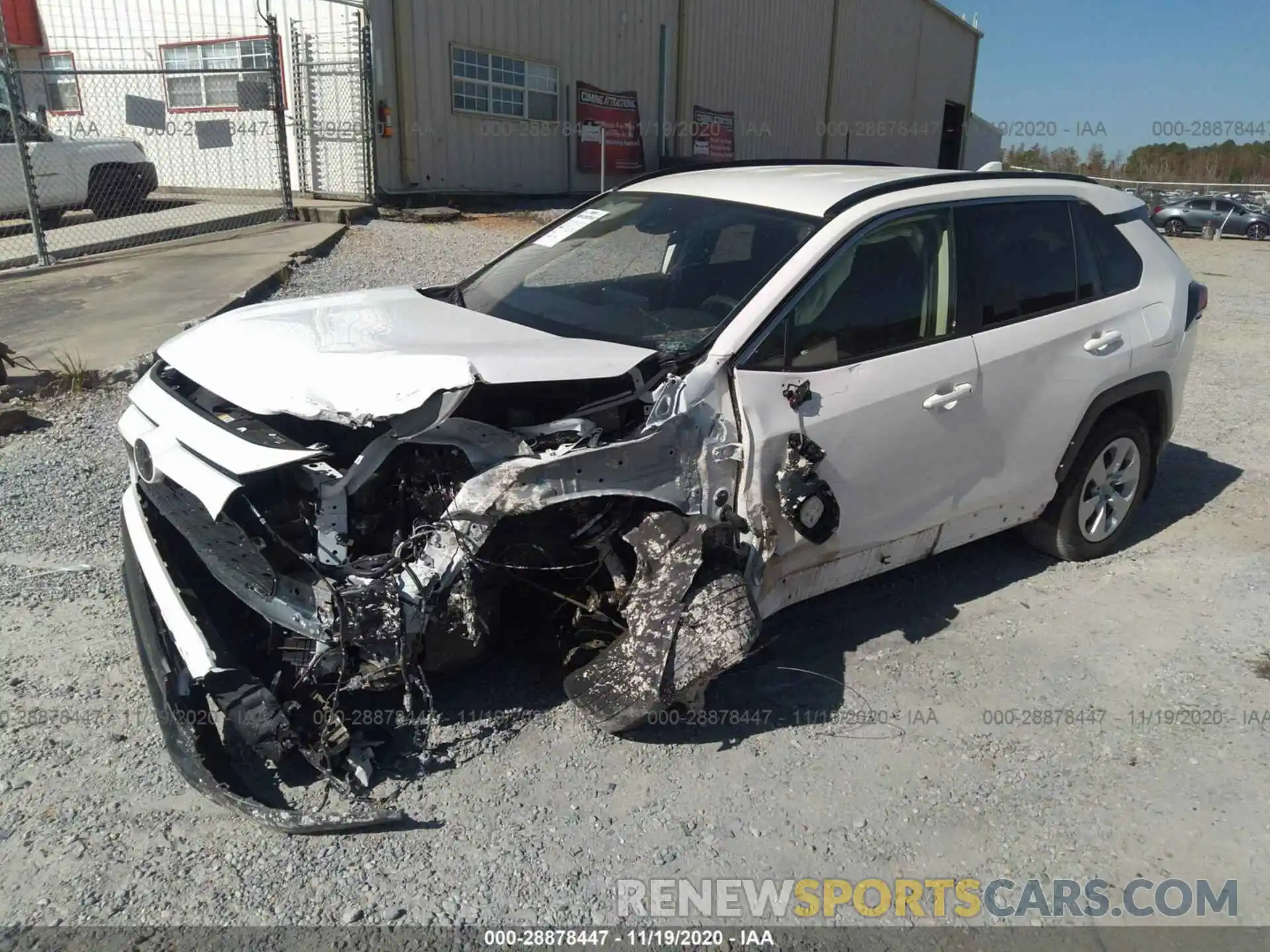 2 Photograph of a damaged car JTMH1RFV0KD506561 TOYOTA RAV4 2019