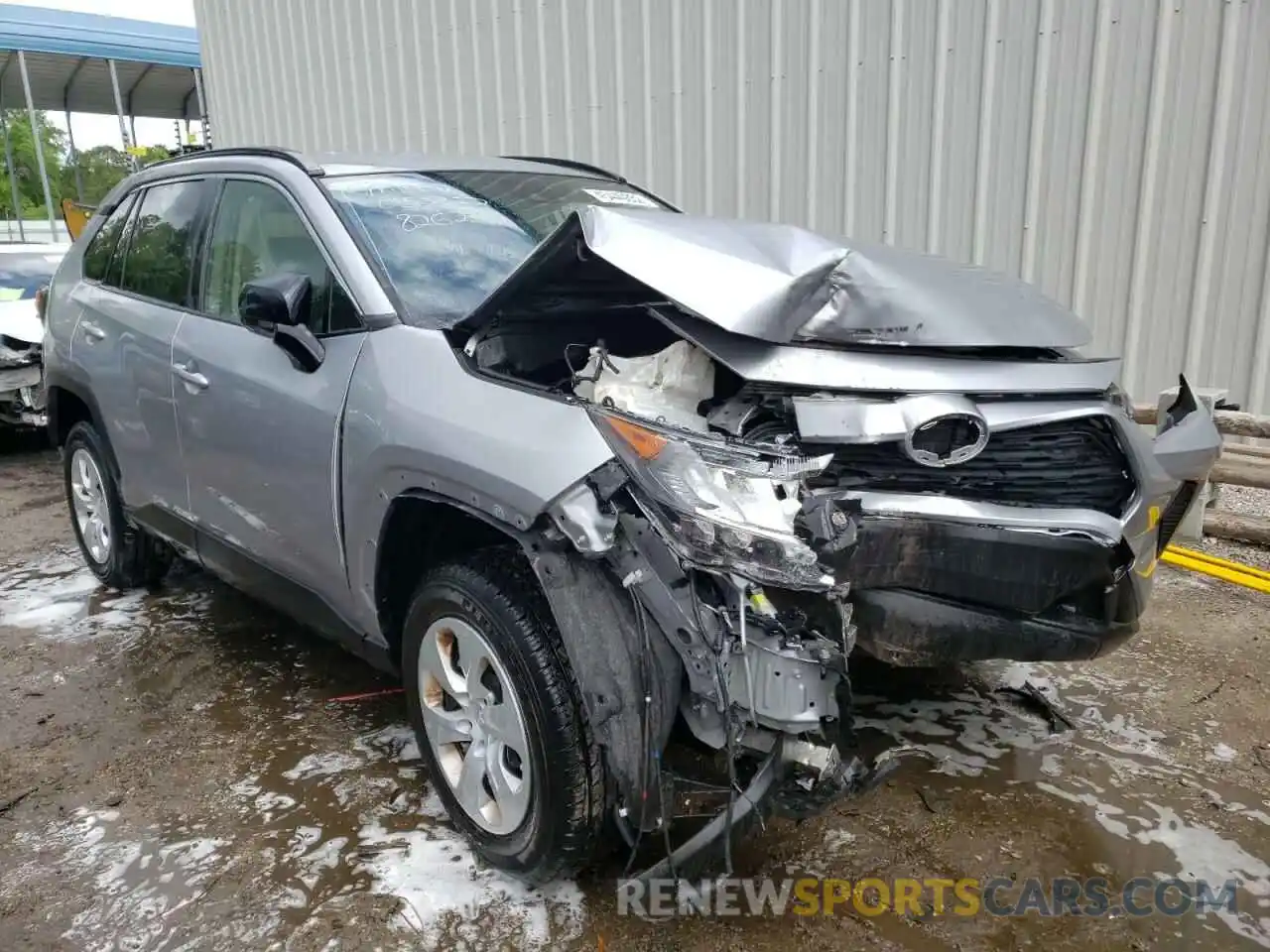 1 Photograph of a damaged car JTMH1RFV0KD508262 TOYOTA RAV4 2019