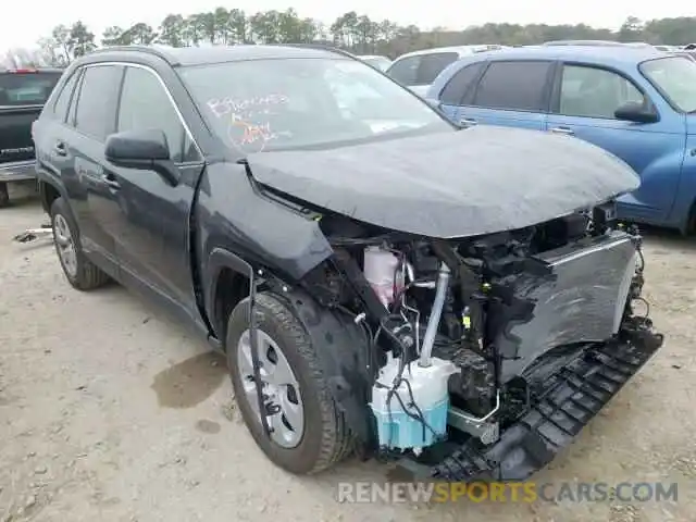 1 Photograph of a damaged car JTMH1RFV0KD511064 TOYOTA RAV4 2019