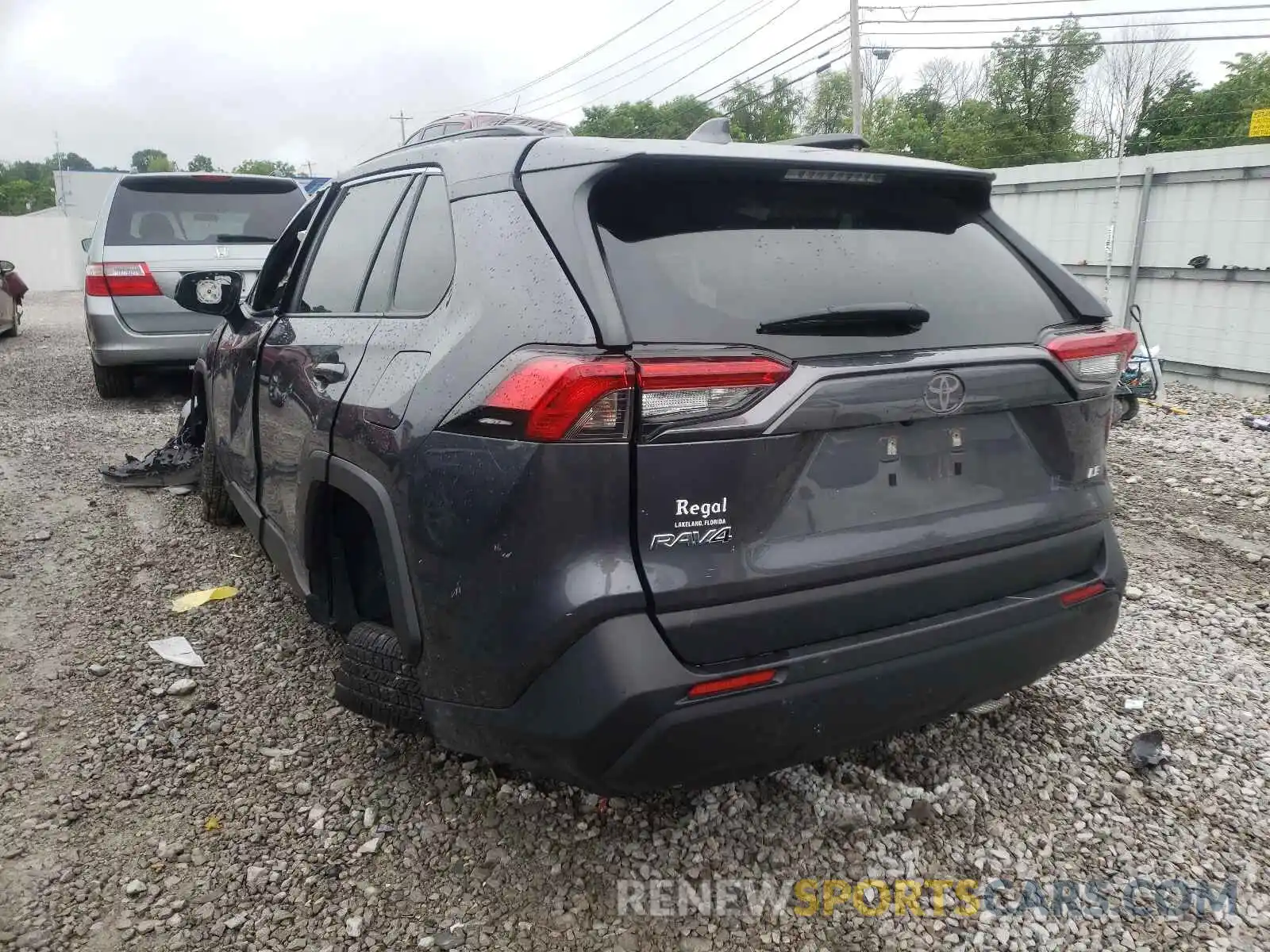 3 Photograph of a damaged car JTMH1RFV0KD513042 TOYOTA RAV4 2019