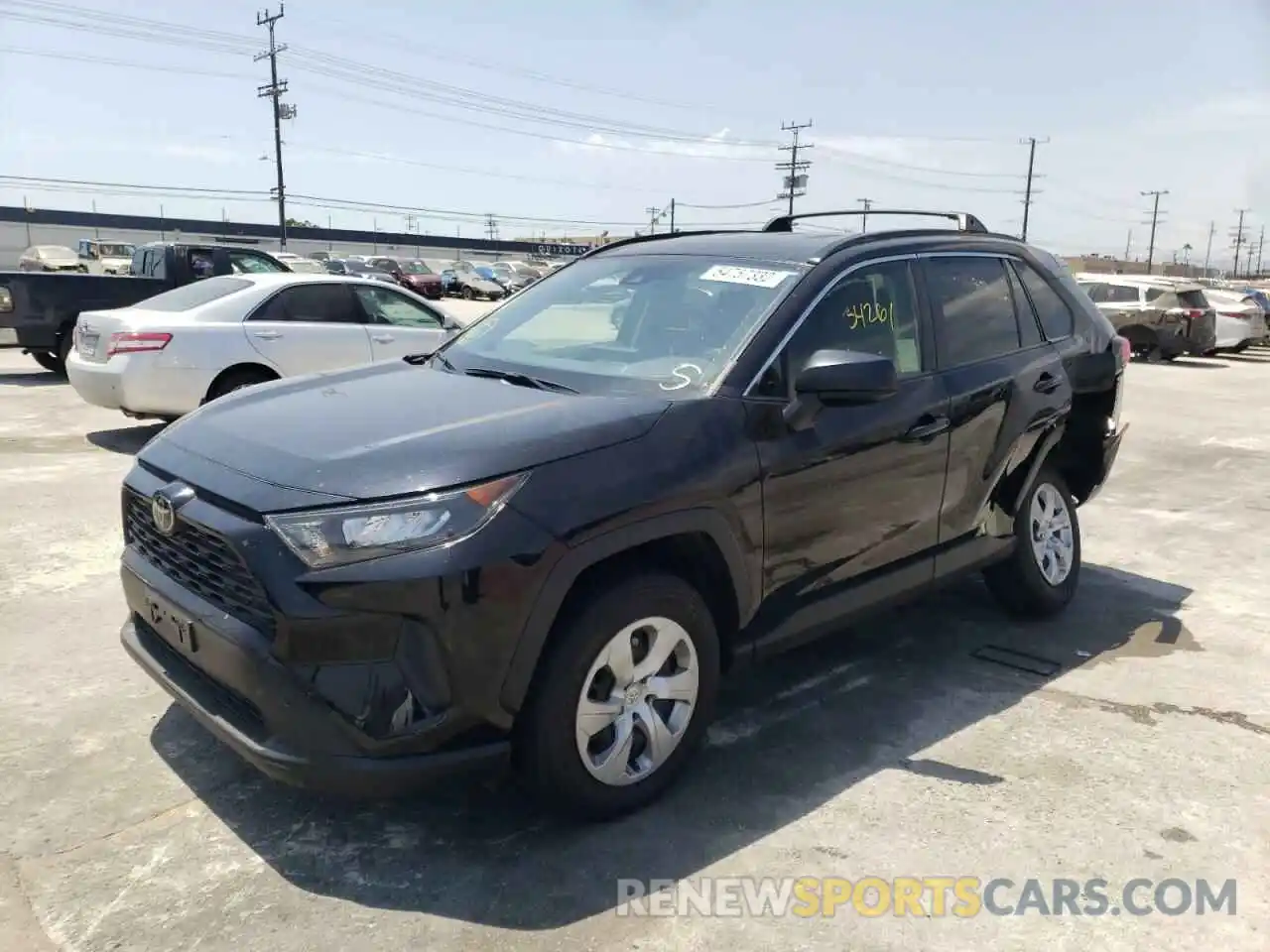 2 Фотография поврежденного автомобиля JTMH1RFV0KJ004246 TOYOTA RAV4 2019