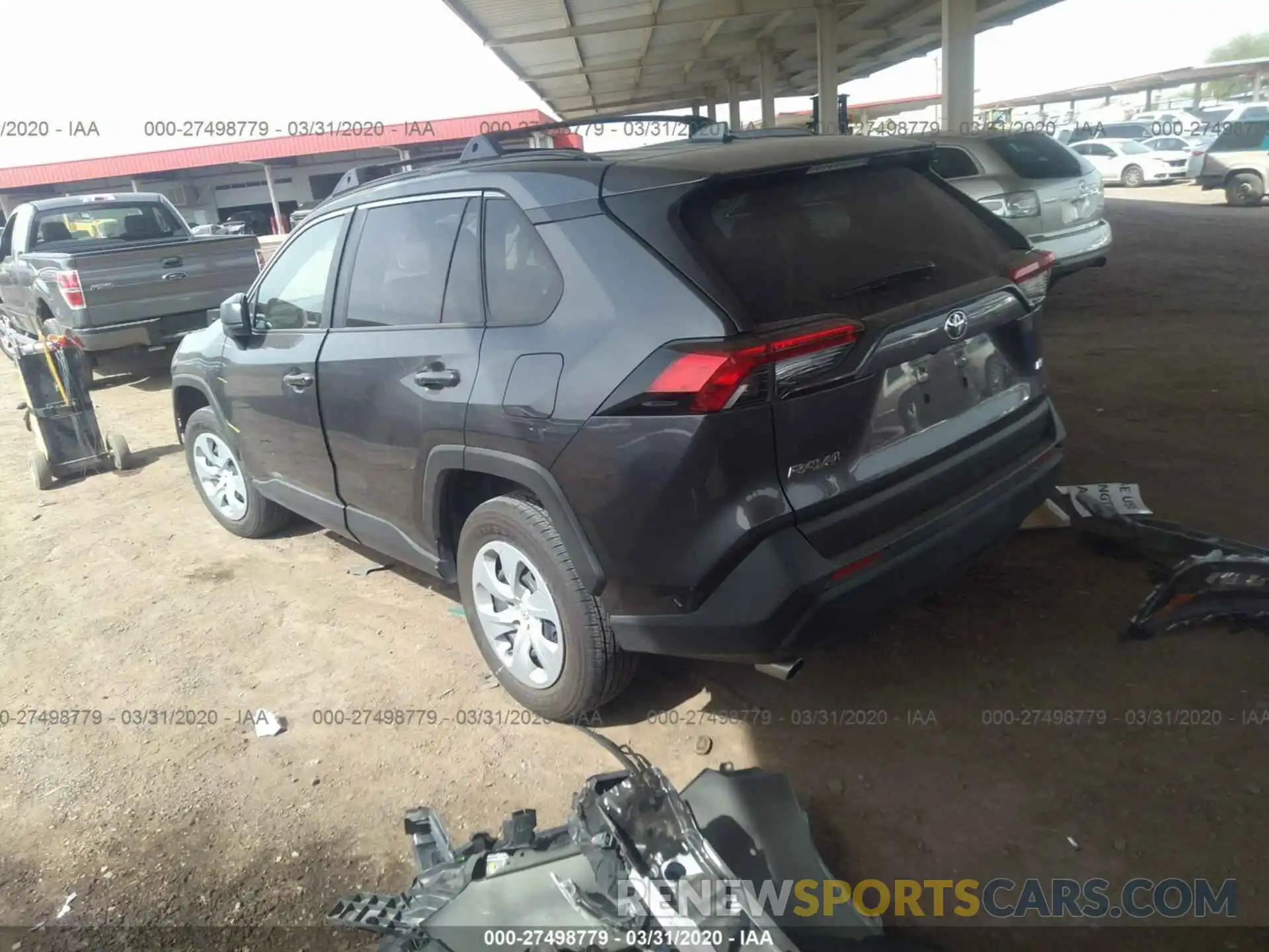 3 Photograph of a damaged car JTMH1RFV0KJ004344 TOYOTA RAV4 2019