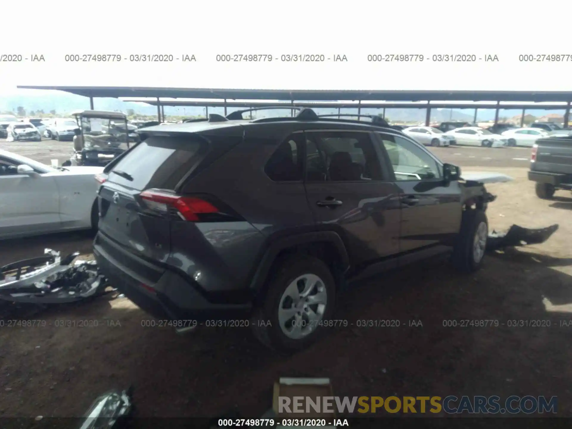 4 Photograph of a damaged car JTMH1RFV0KJ004344 TOYOTA RAV4 2019