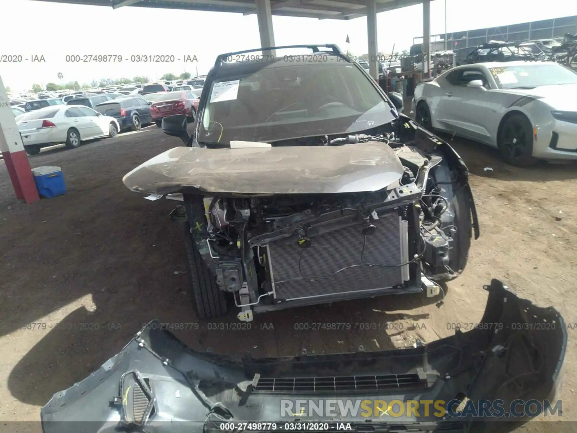 6 Photograph of a damaged car JTMH1RFV0KJ004344 TOYOTA RAV4 2019