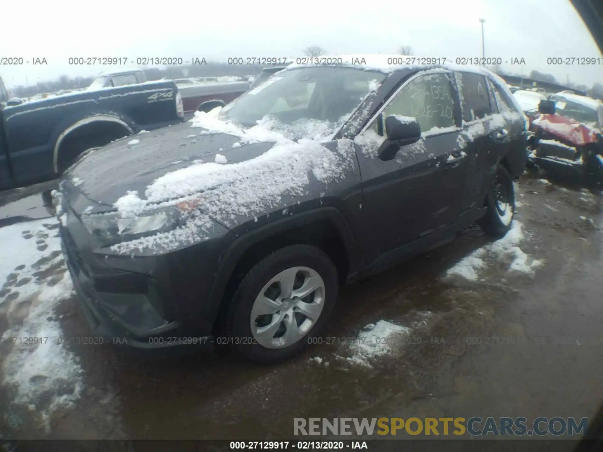 2 Photograph of a damaged car JTMH1RFV0KJ005123 TOYOTA RAV4 2019