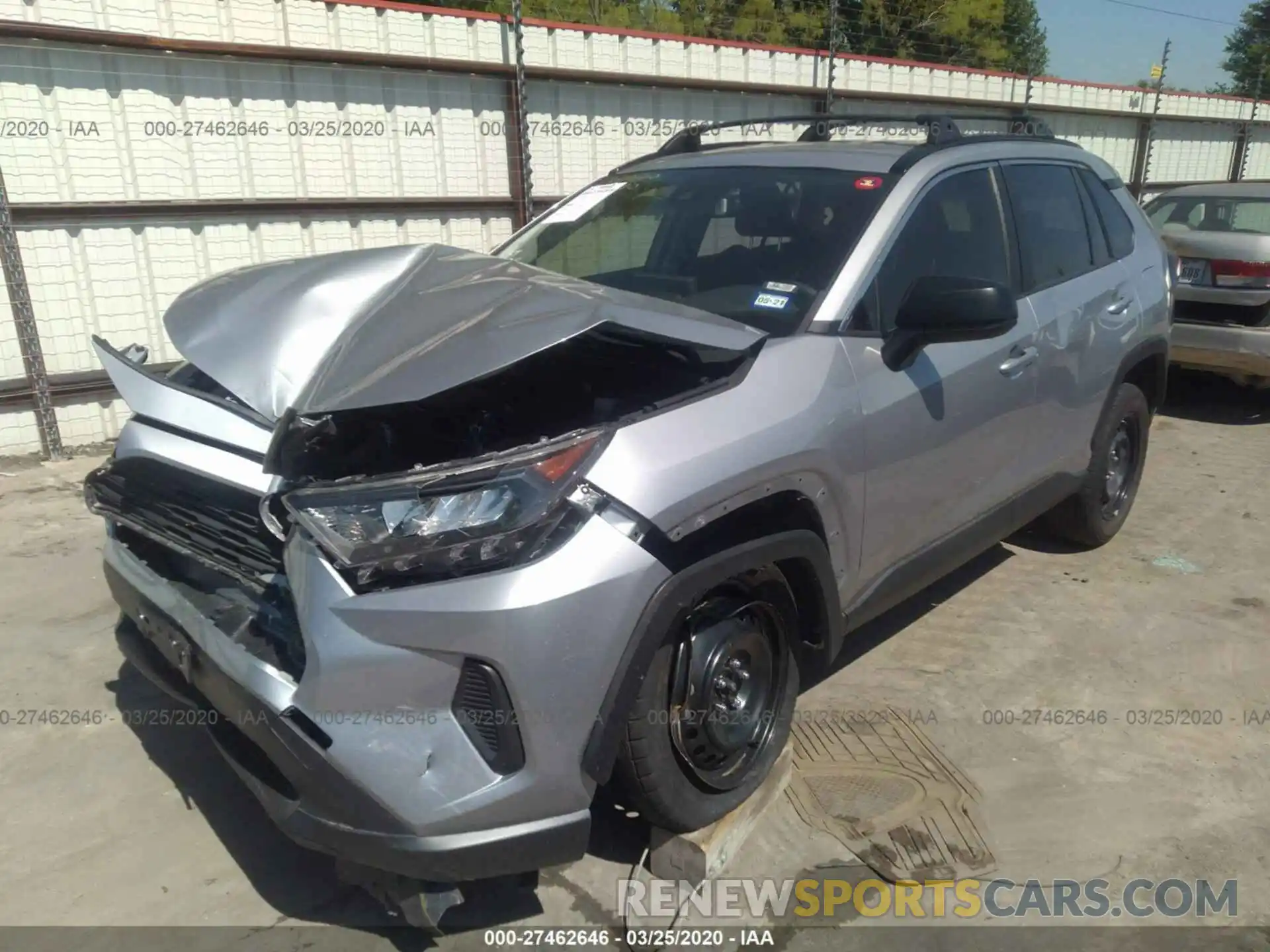 2 Фотография поврежденного автомобиля JTMH1RFV1KD013732 TOYOTA RAV4 2019