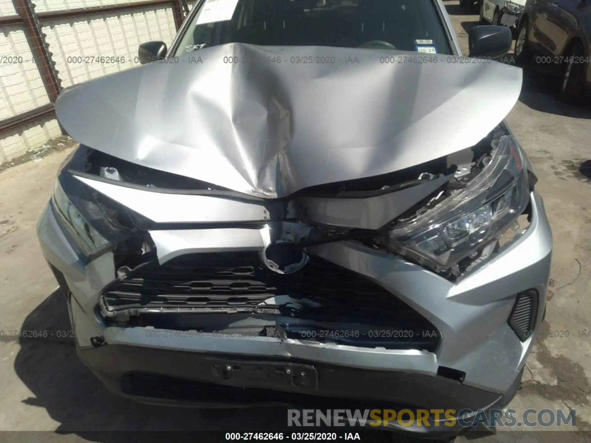 6 Фотография поврежденного автомобиля JTMH1RFV1KD013732 TOYOTA RAV4 2019