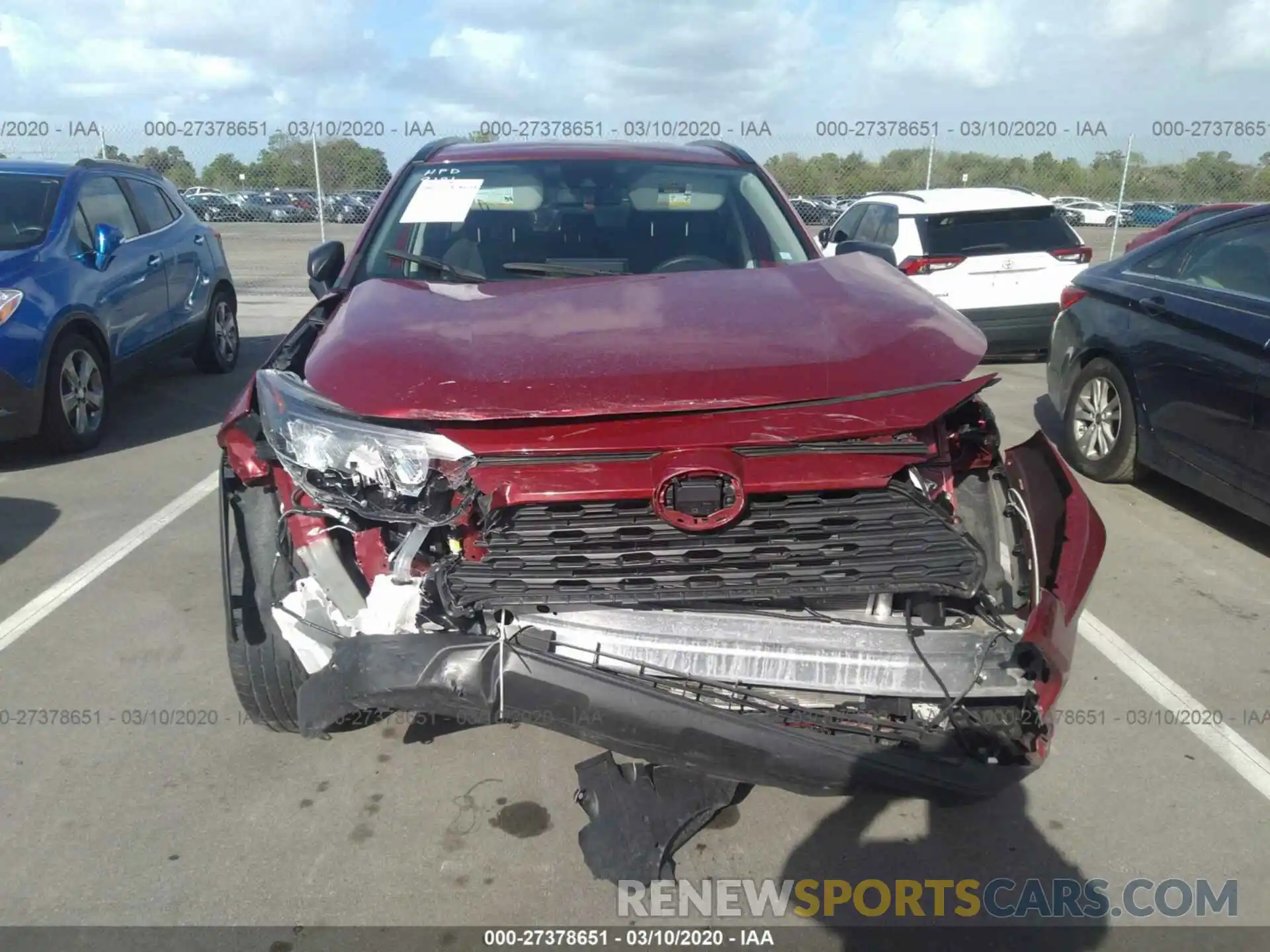 6 Photograph of a damaged car JTMH1RFV1KD019191 TOYOTA RAV4 2019