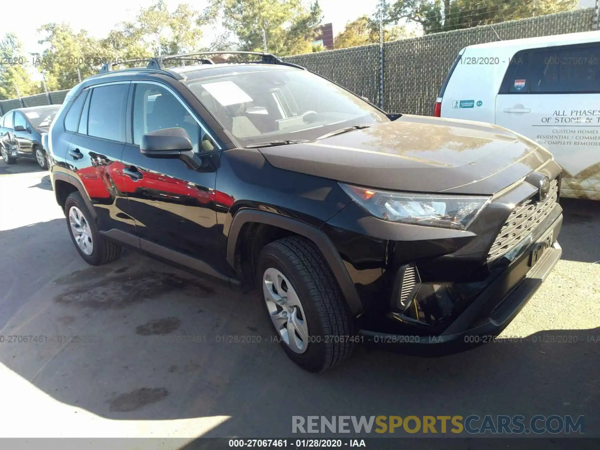 1 Photograph of a damaged car JTMH1RFV1KD023046 TOYOTA RAV4 2019